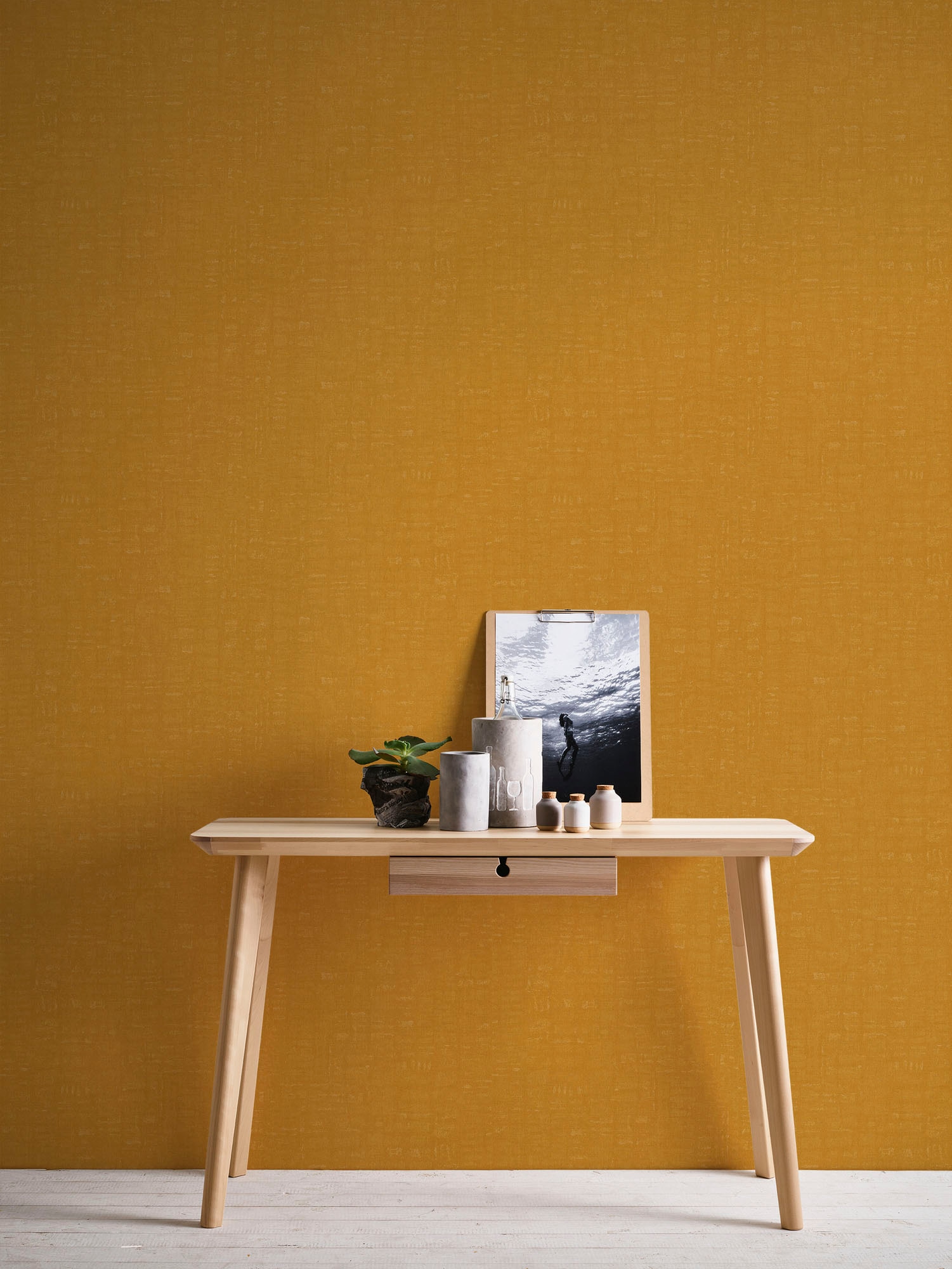 A.S. Création "Nara Einfarbig" gemustert matt neutral leicht strukturiert Unitapete Tapeten Wohnzimmer Schlafzimmer Küche modern Flur Design