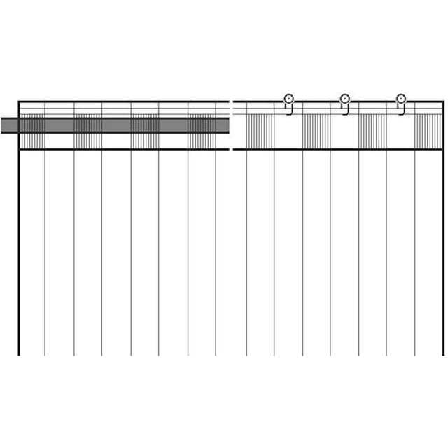 Neutex for you! Vorhang »Linessa«, (1 St.), HxB: 245x137, Schal mit verdeckten  Schlaufen | BAUR