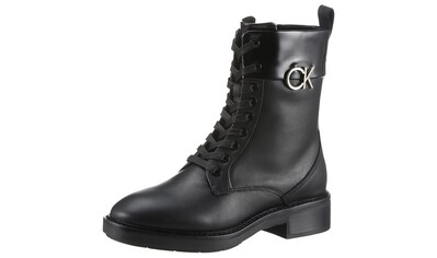 Schnürstiefelette »RUBBER SOLE COMBAT BOOT W/HW«