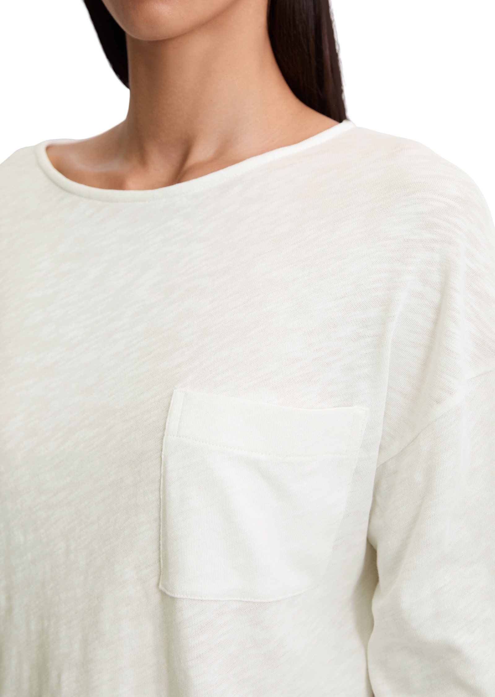 Marc O'Polo Langarmshirt »aus Slub Jersey«
