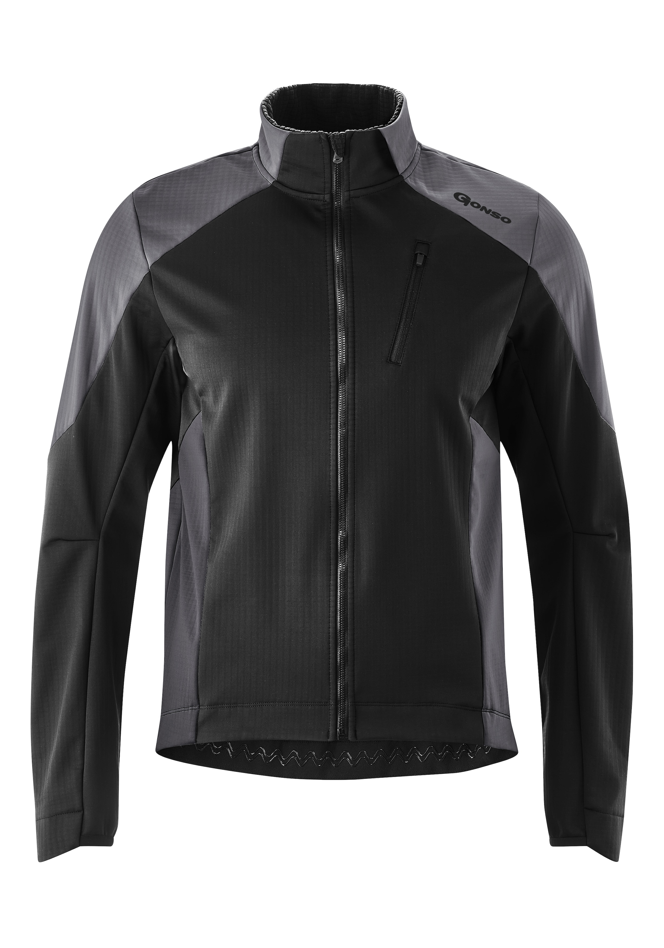 Gonso Fahrradjacke "TRAIL JACKET SOFTSHELL M", Wasserabweisend, strapazierfähig, atmungsaktiv