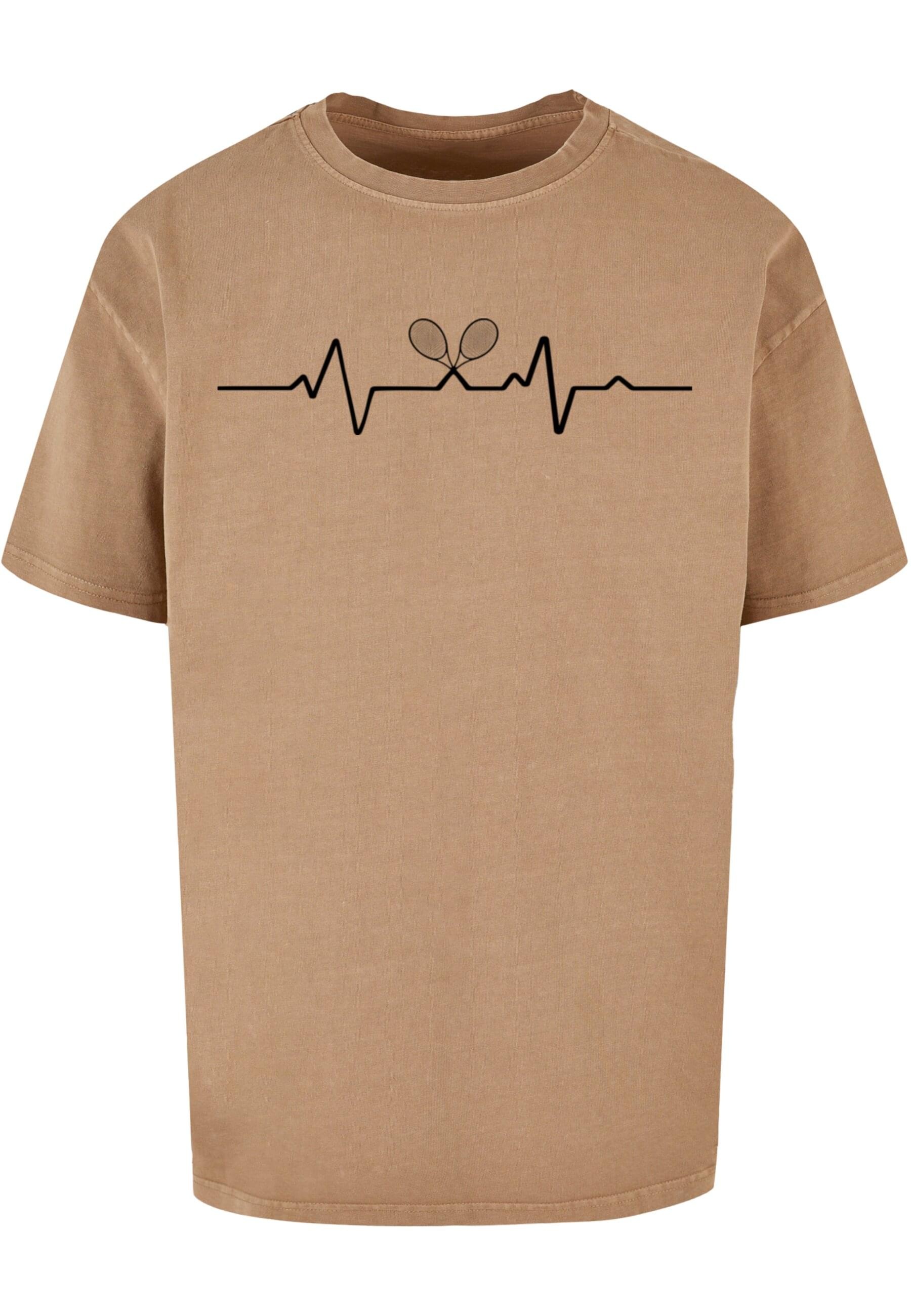 Merchcode T-Shirt "Merchcode Herren Tennis Beats Acid Washed Oversized Tee" günstig online kaufen