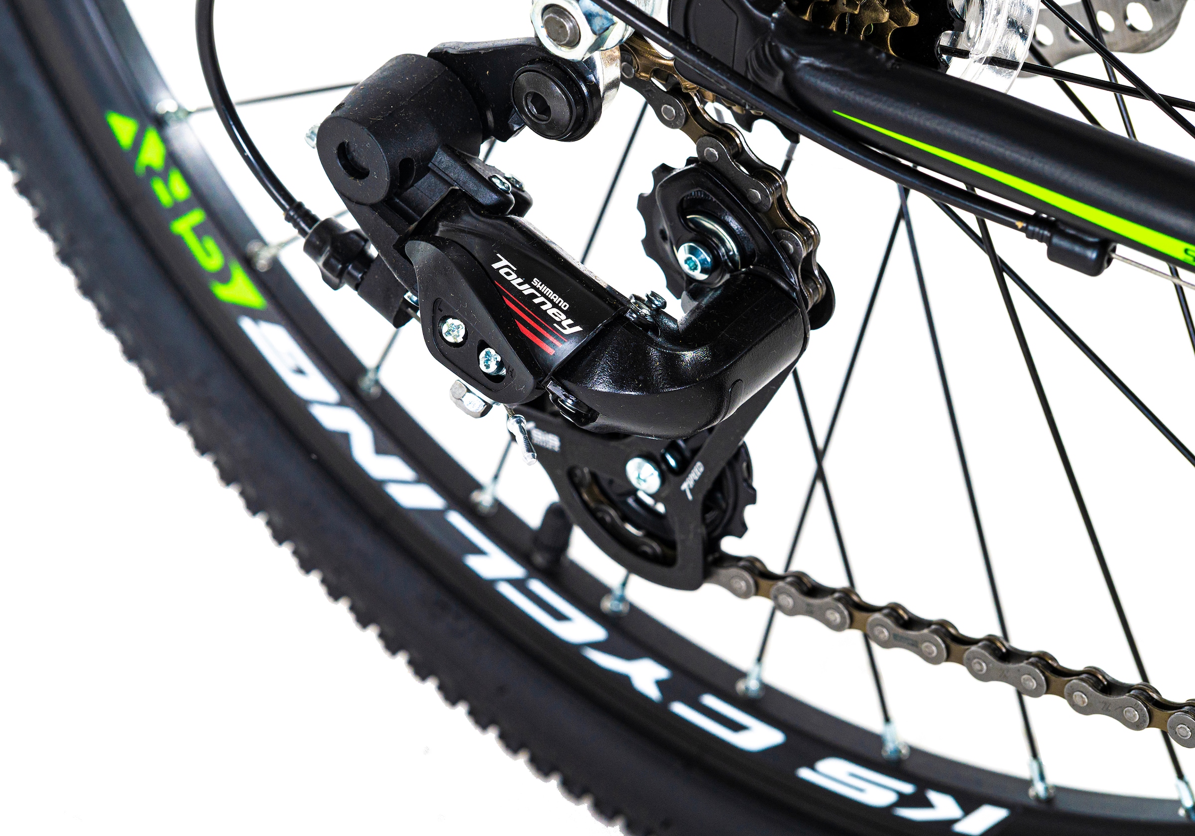KS Cycling Jugendfahrrad »Xceed«, 7 Gang, Shimano, Tourney Schaltwerk, Kettenschaltung, für Damen und Herren, Kettenschaltung