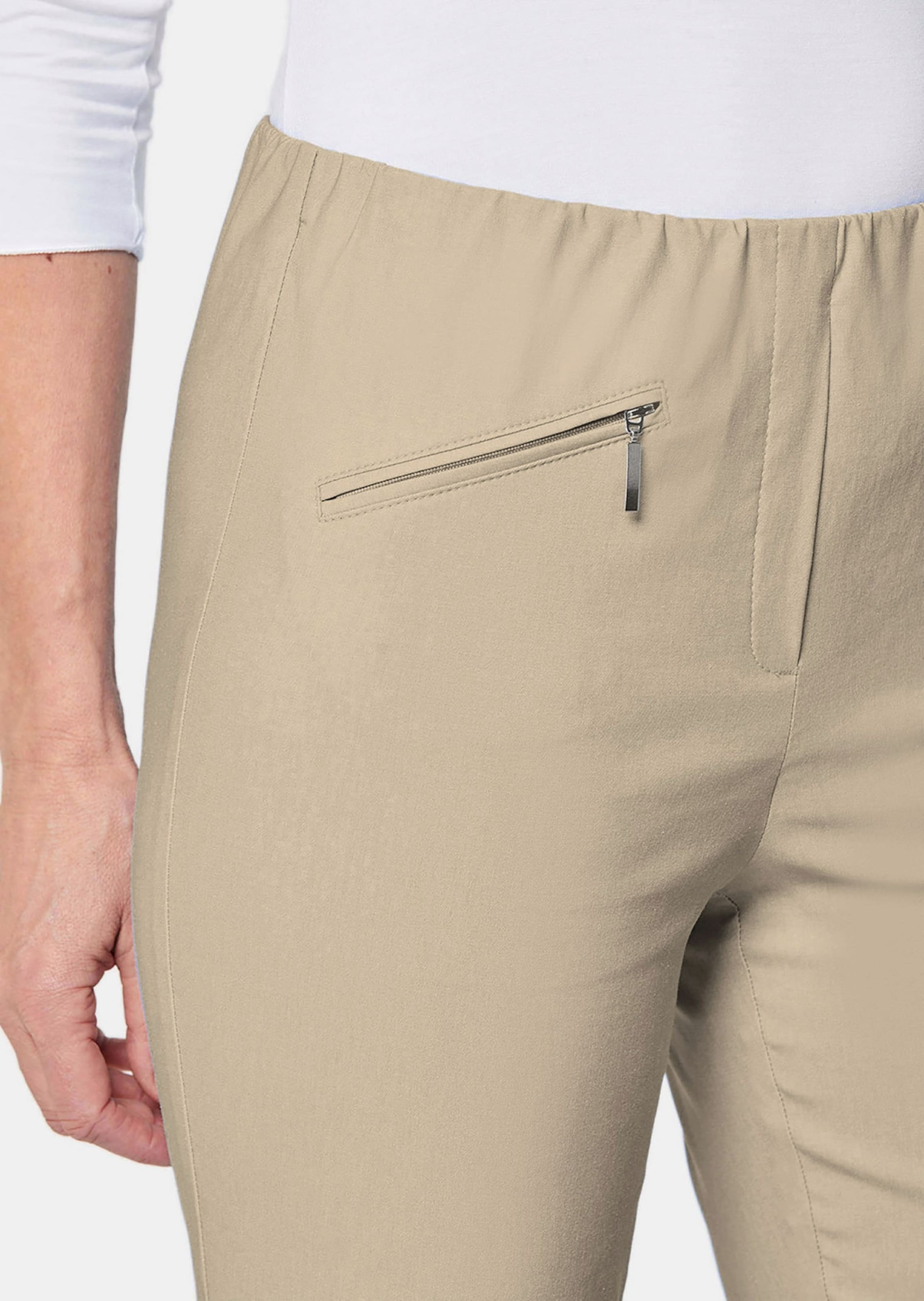 GOLDNER 2-in-1-Hose »Bengalinhose LOUISA Superelastische Hose LOUISA mit Reißverschlusstaschen«