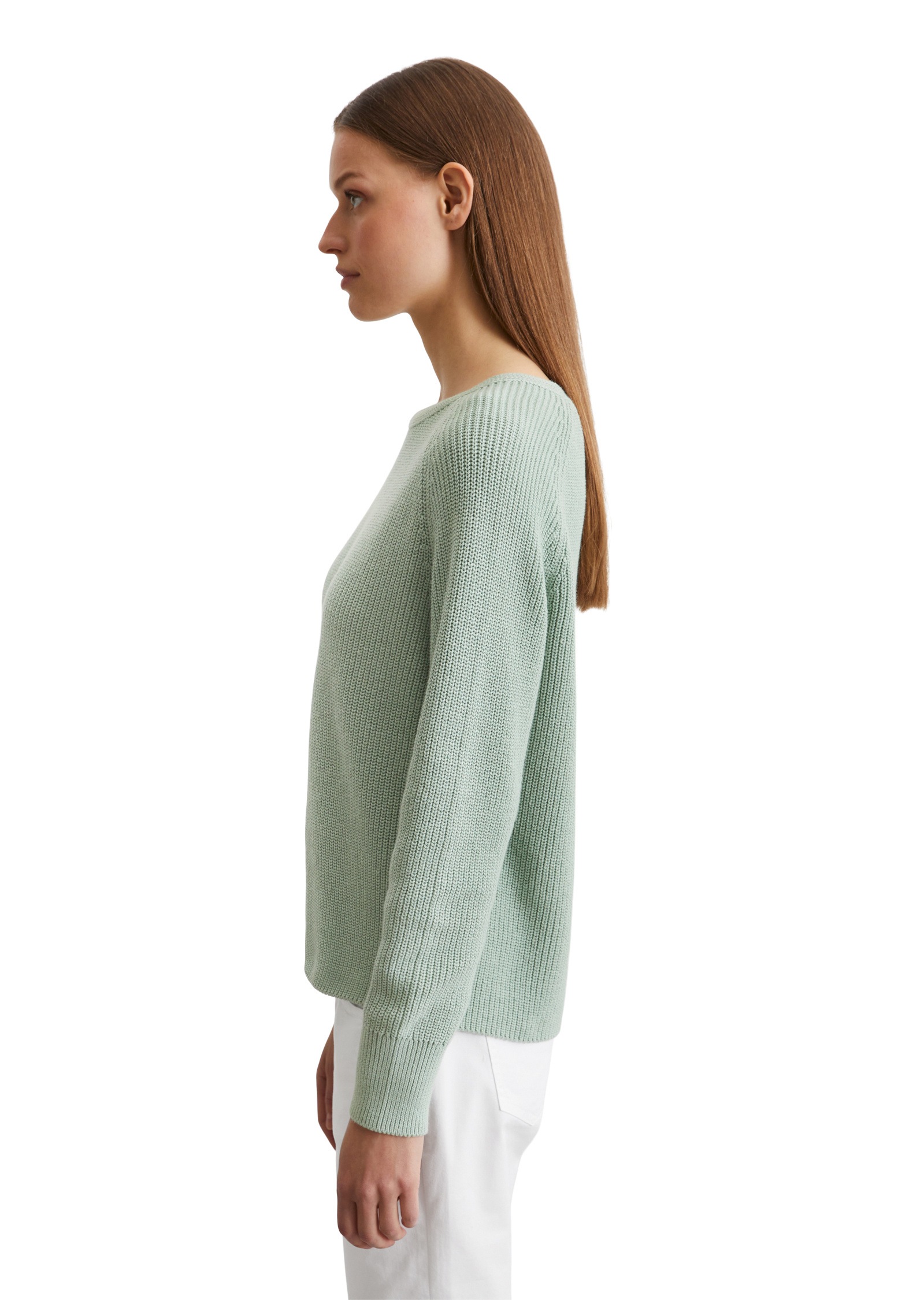 Marc OPolo Rundhalspullover "aus Heavy-Weight-Organic-Cotton" günstig online kaufen