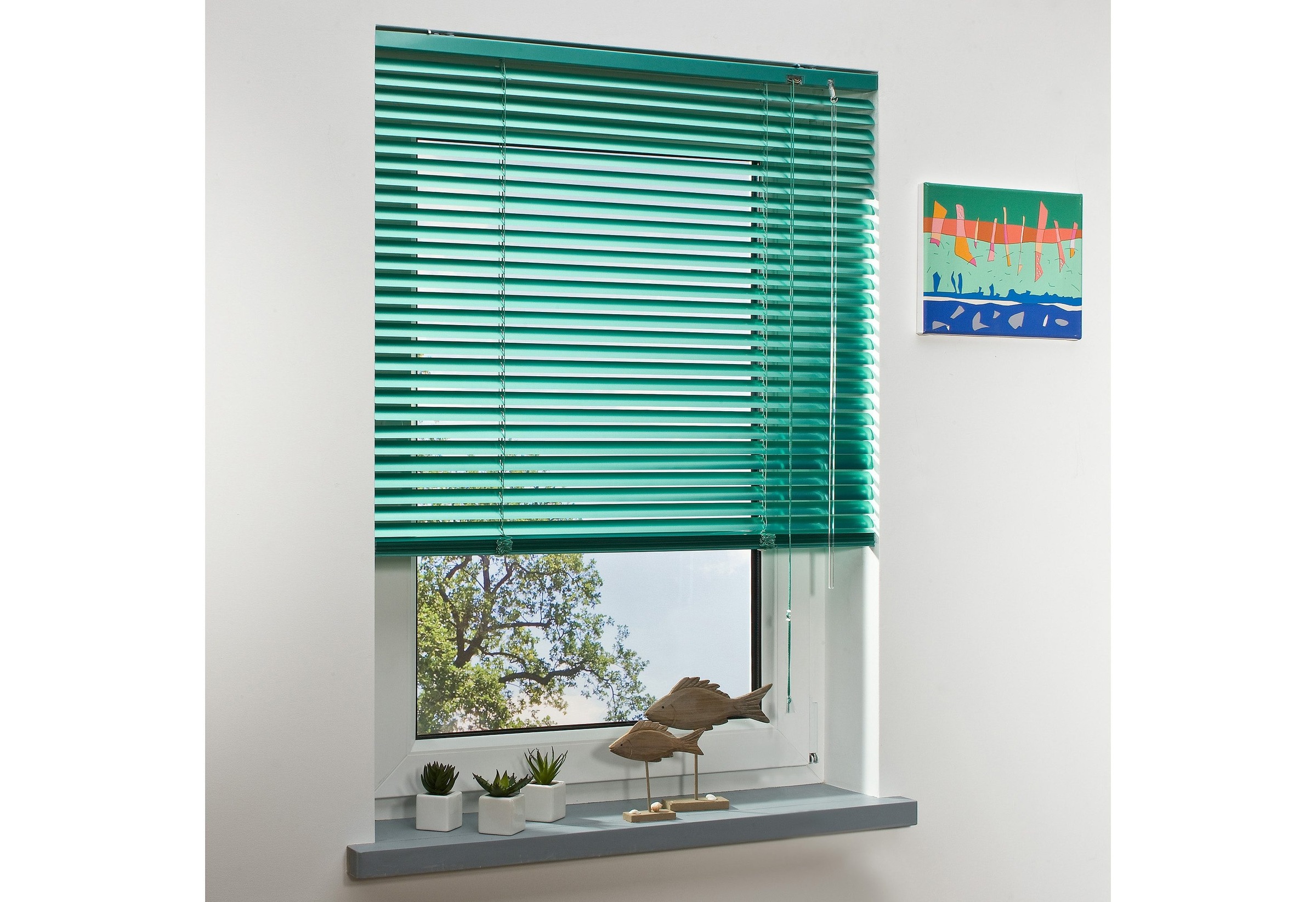 Liedeco Jalousie "Aluminium-Jalousie" mit Bohren freihängend Aluminium günstig online kaufen