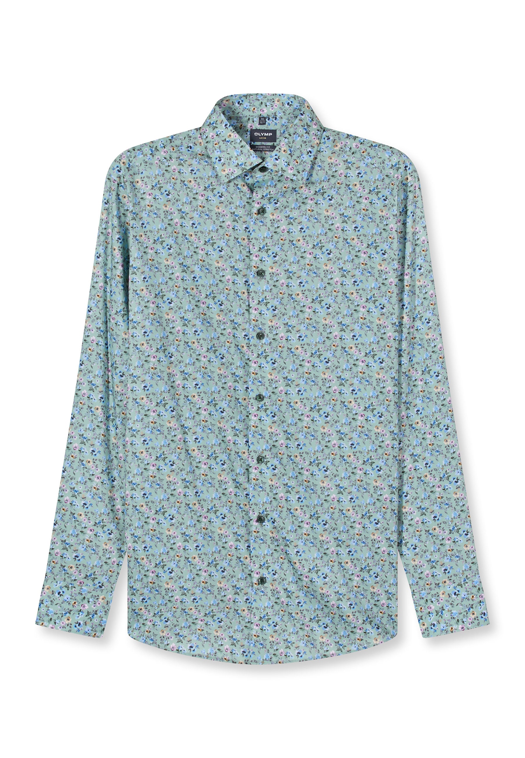 OLYMP Businesshemd "OLYMP Luxor, modern fit, Stehkragen" günstig online kaufen