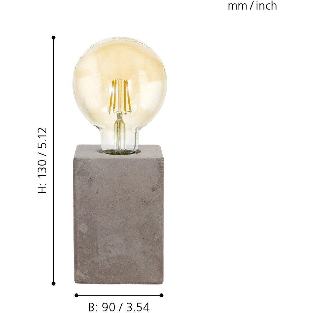 EGLO Tischleuchte »PRESTWICK«, 1 flammig-flammig