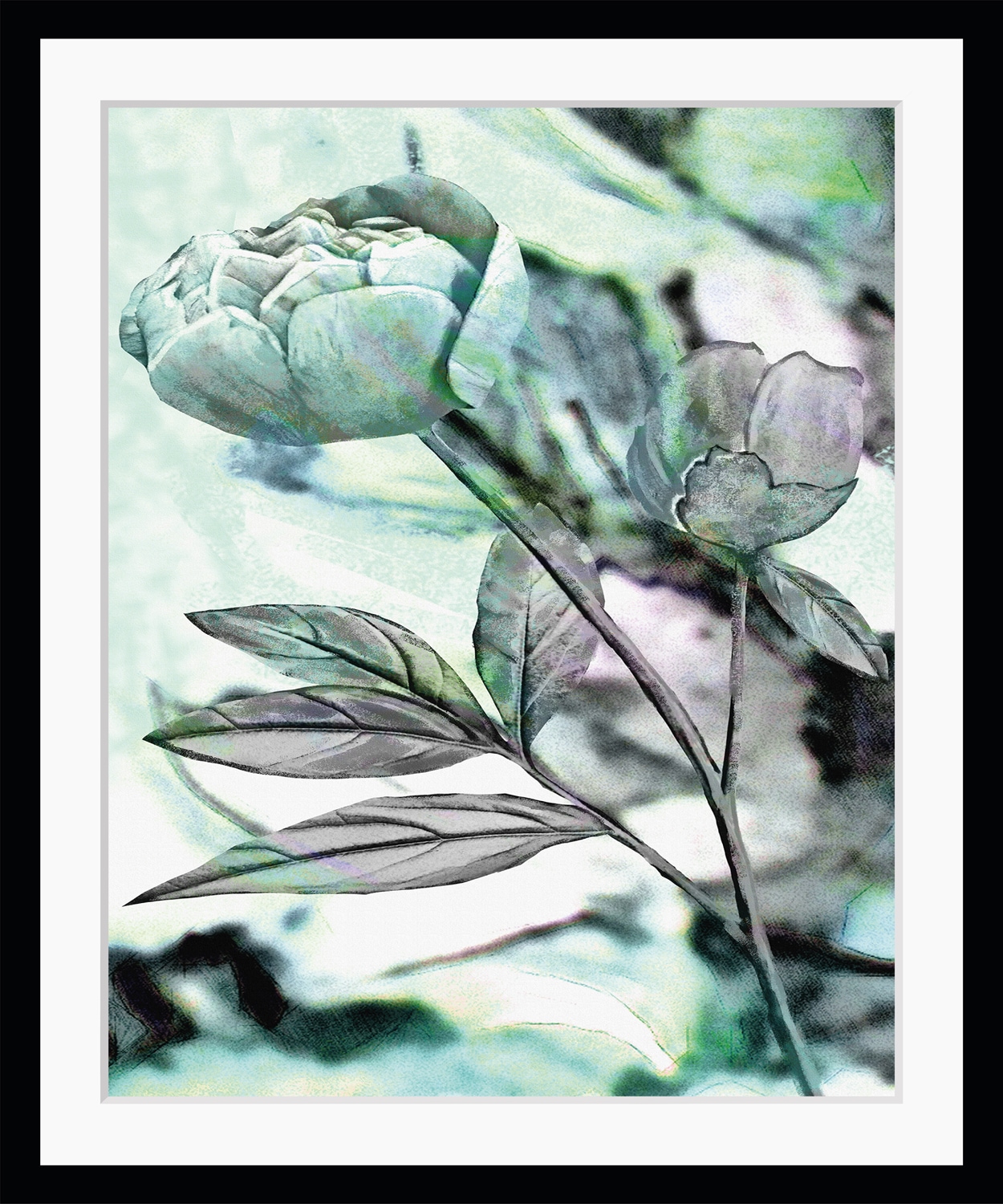 queence Paveikslas »Elise« Blumen gerahmt Rose...