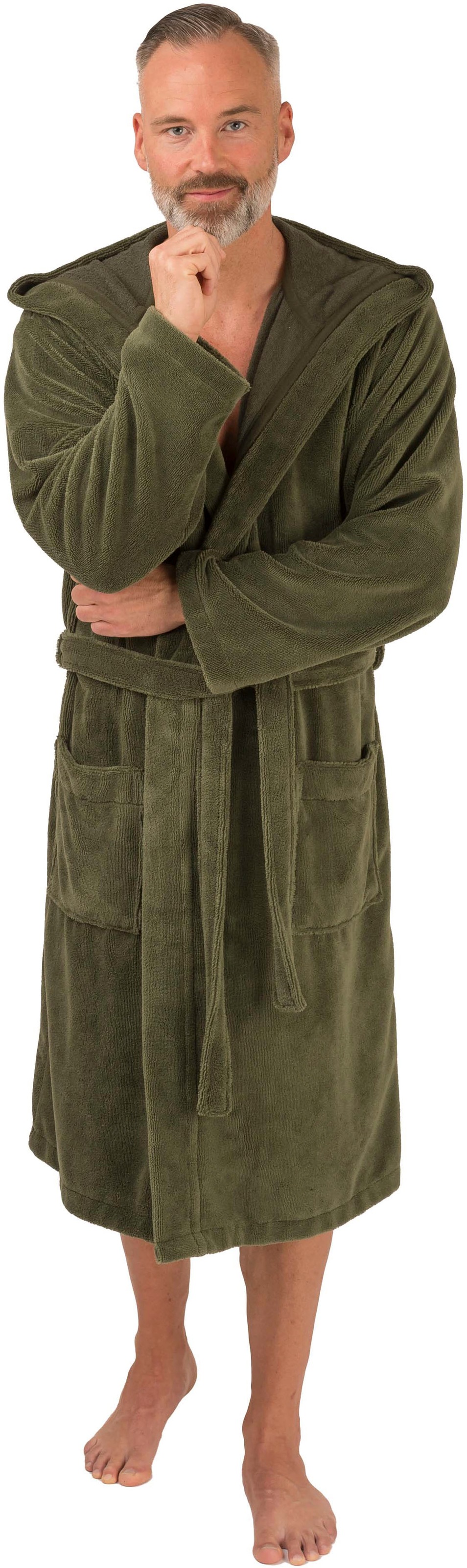 Wewo fashion Herrenbademantel "1106", 1 Stk. kuschelig leicht günstig online kaufen