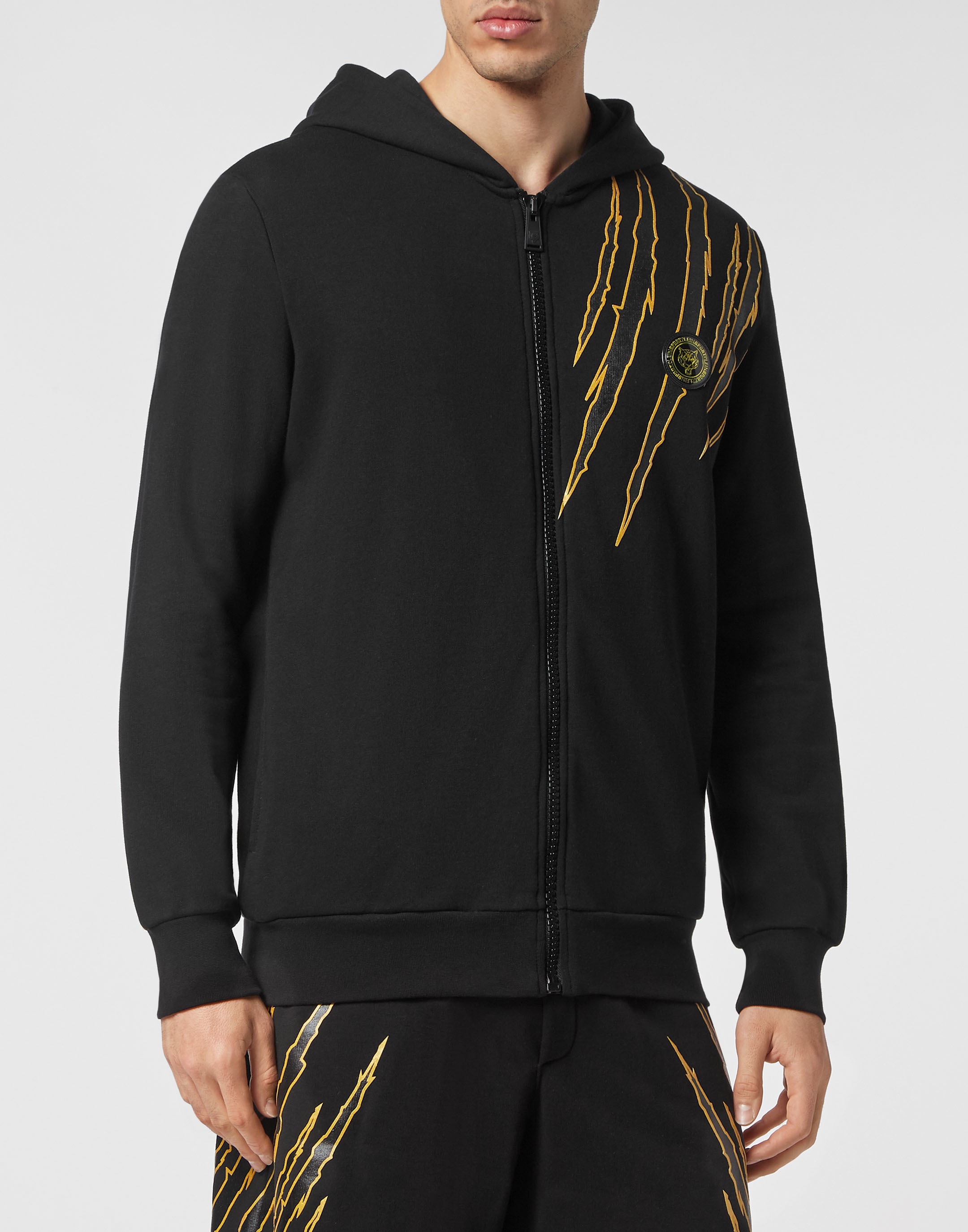 PLEIN SPORT Kapuzensweatjacke »Scratch«