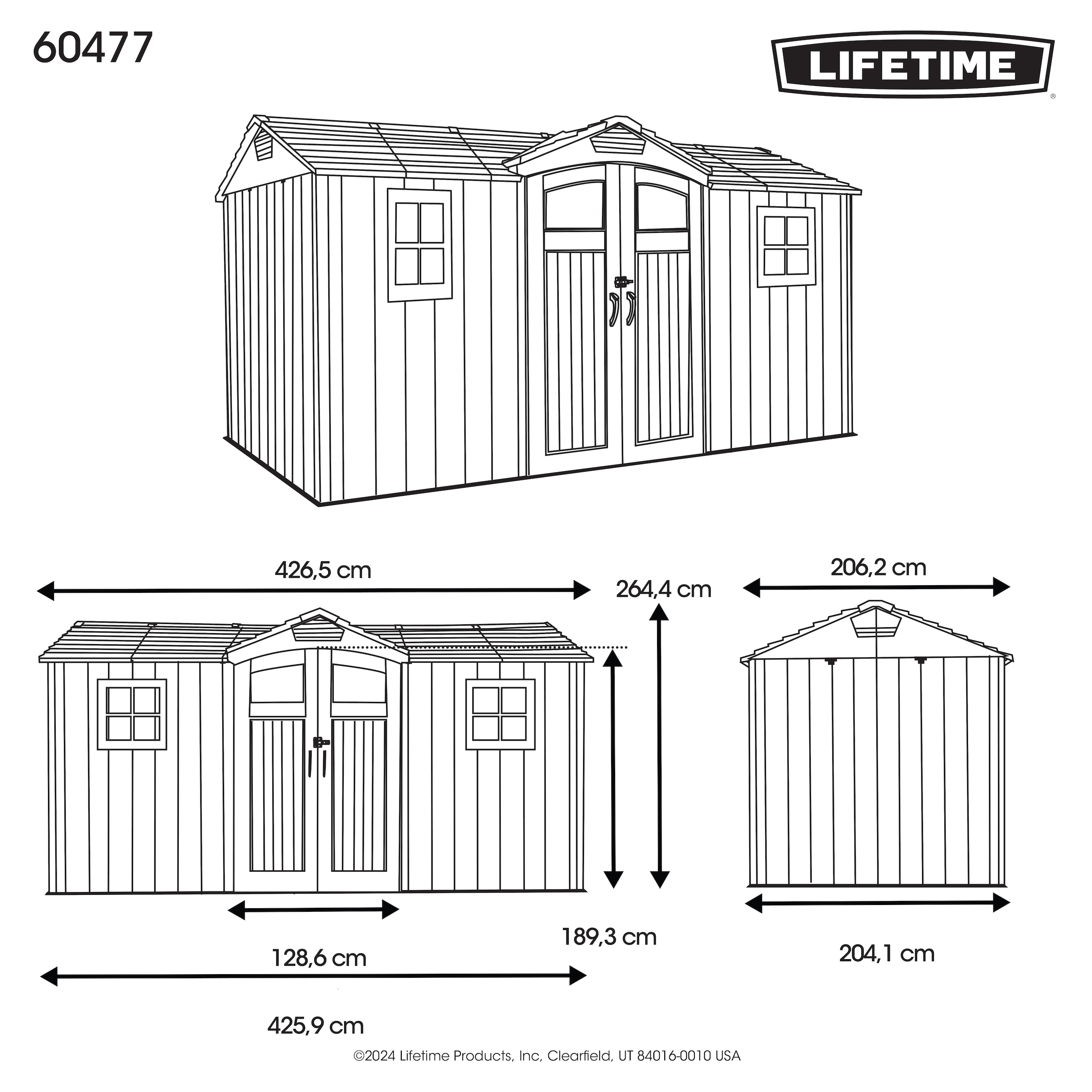 Lifetime Gerätehaus »Kentucky«