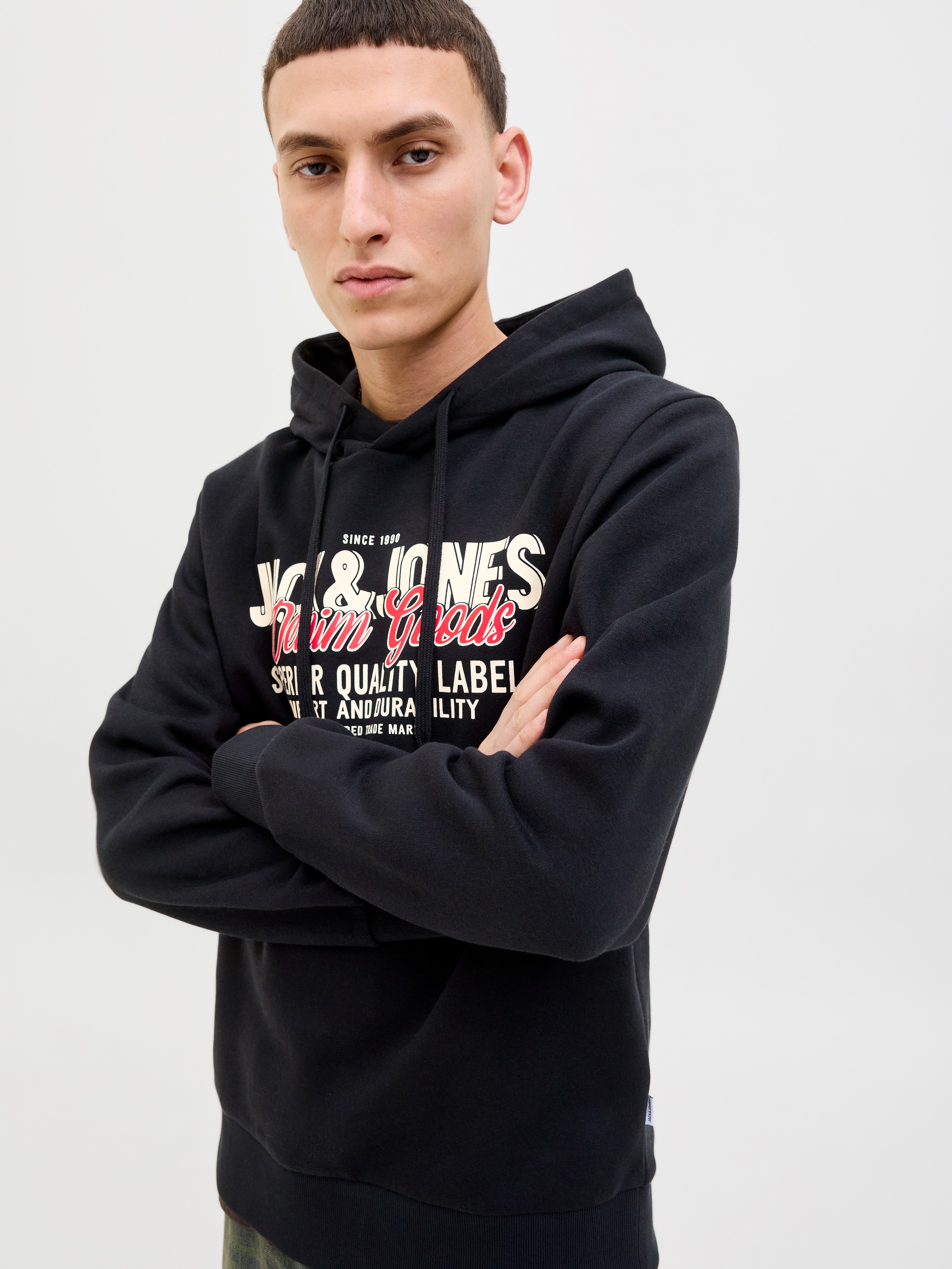 Jack & Jones Kapuzensweatshirt JJELOGO SWEAT günstig online kaufen