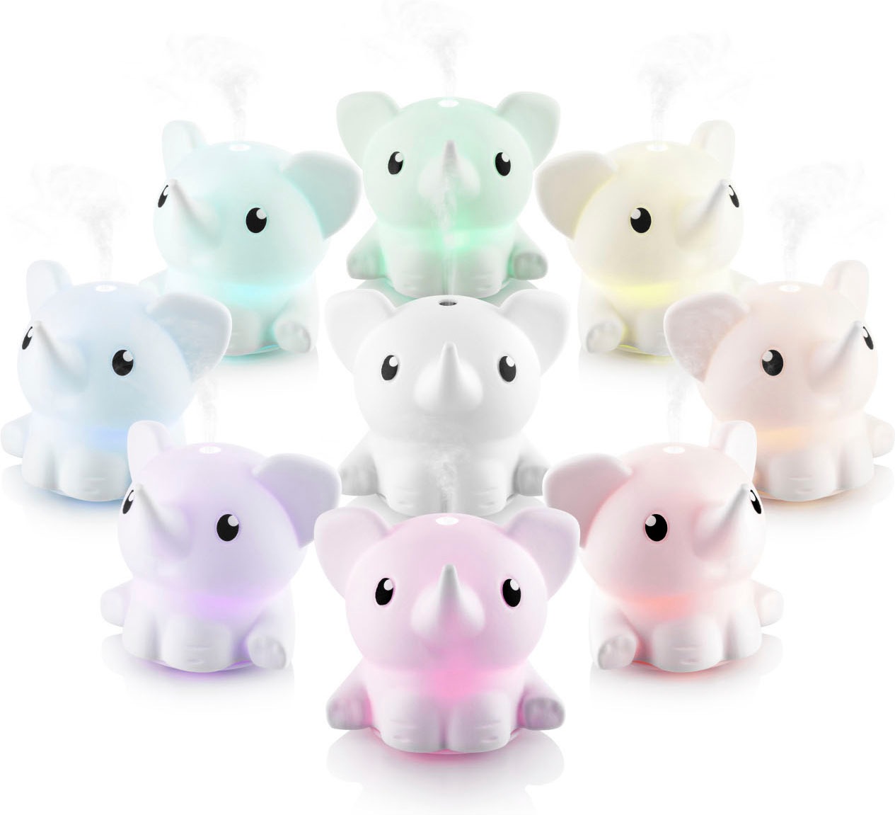 eta Diffuser »Manny« 0,9 l Wassertank Luftbefeuchtung und Aromatherapie, Ultraschalltechnologie, Vernebelung