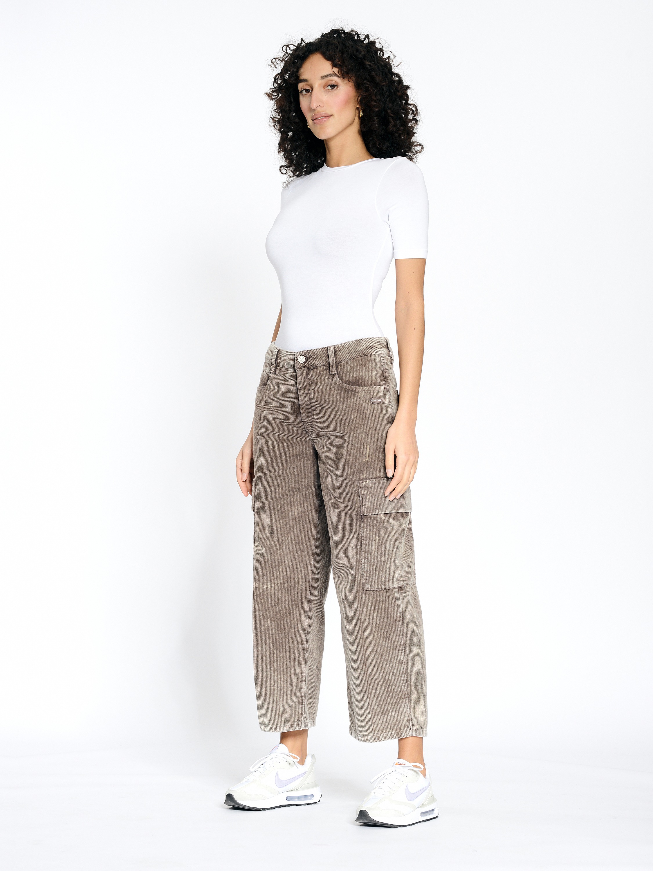 GANG Stoffhose »GANG Hosen Wide Fit 94CAROL CARGO«