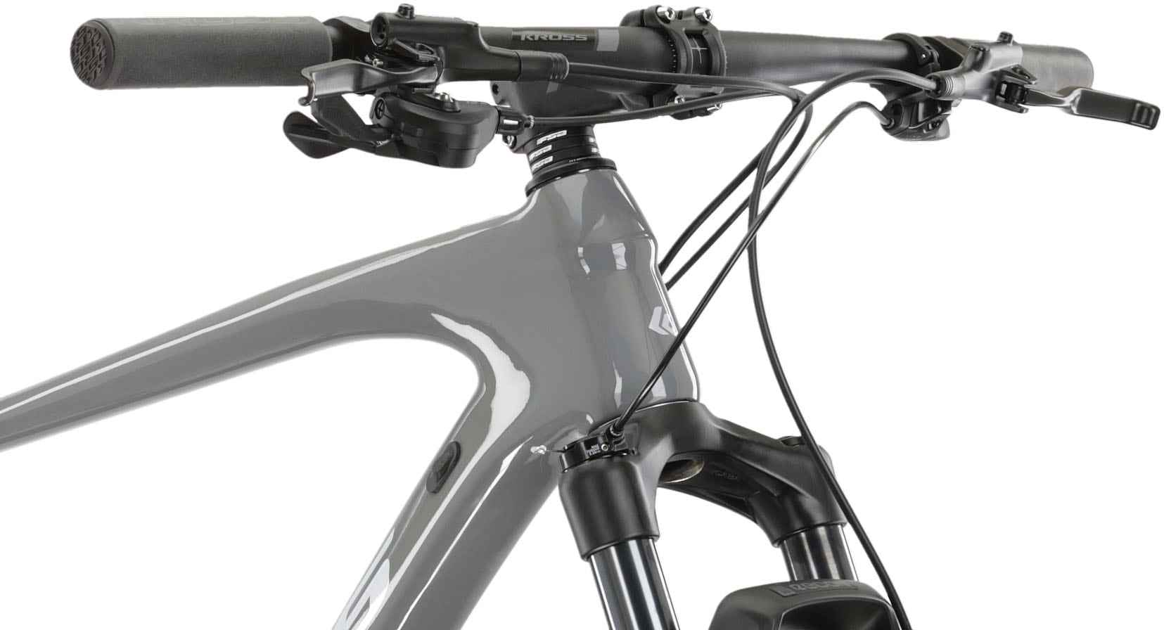 Kross Mountainbike »KROSS MTB Hardtail Level 8.0 29" grau 12 Gänge«, 12 Gang, Shimano, DEORE M6100 Schaltwerk, Kettenschaltung