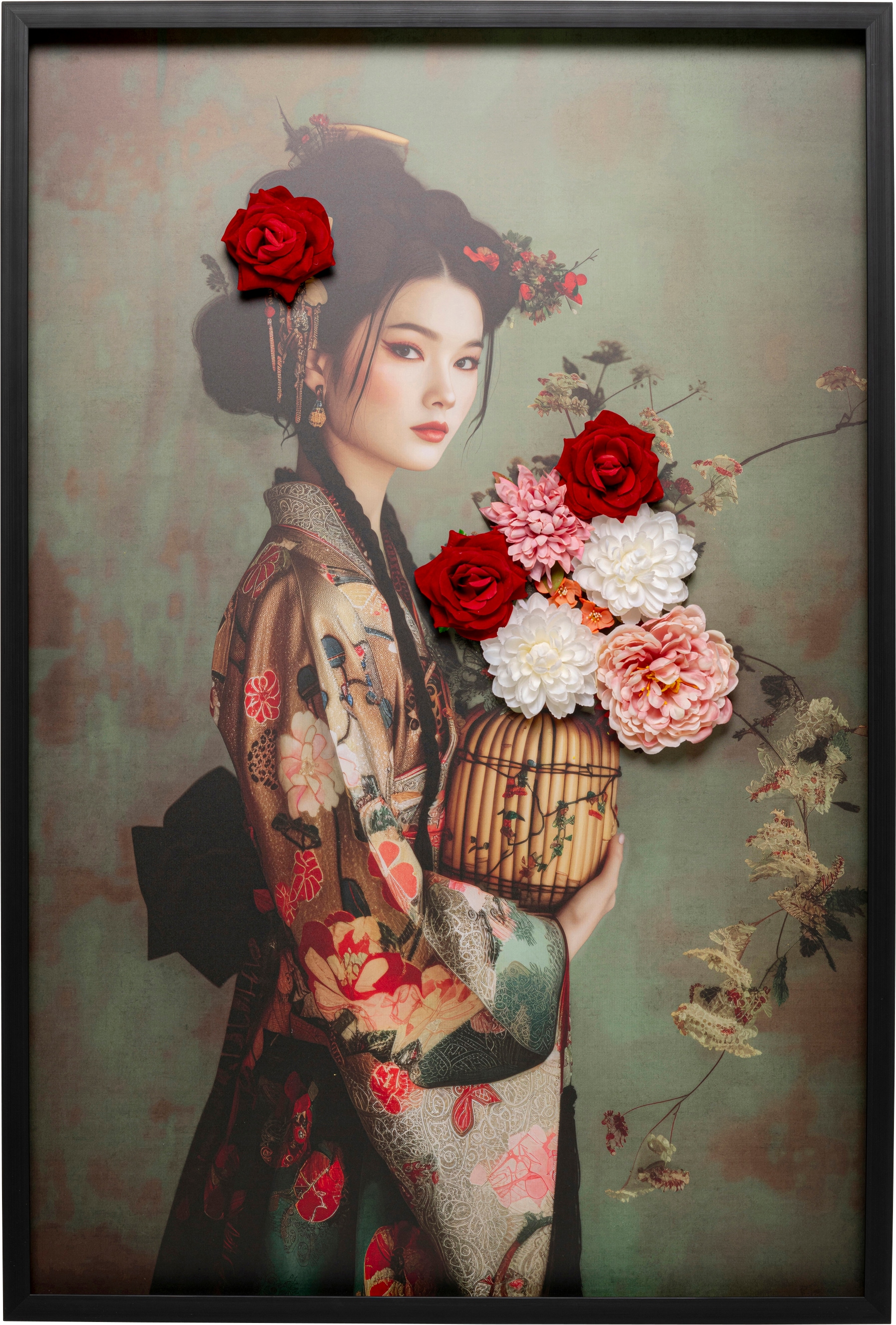 Kare Design Leinwandbild "Kimono Girl 84x124cm" 1