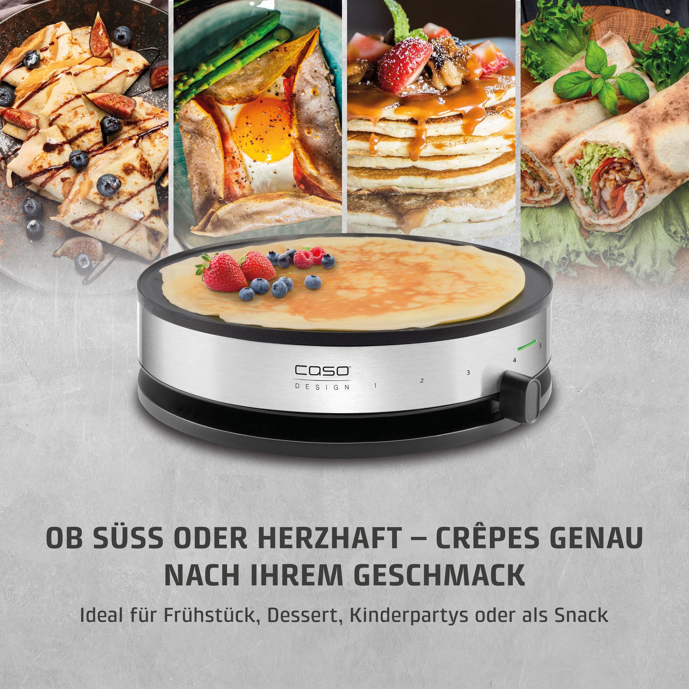 Caso Crêpesmaker »CM1300« 1300 W Ø 33 cm