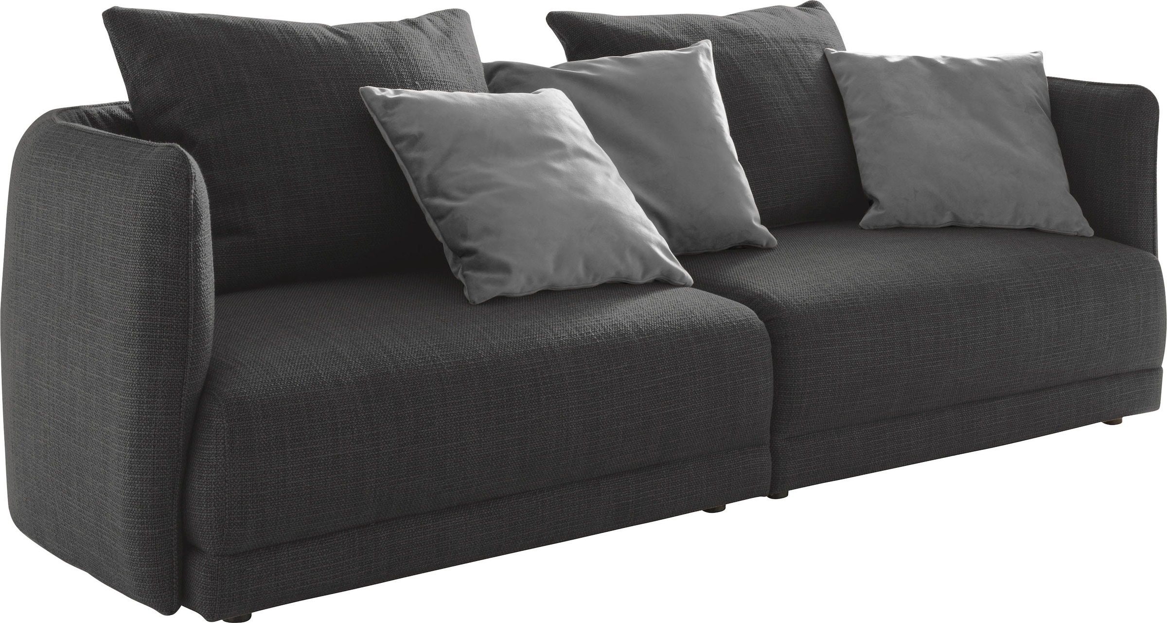 Big-Sofa »New York«, Breite 253 cm, mit schmaler Arm- und Rückenlehne