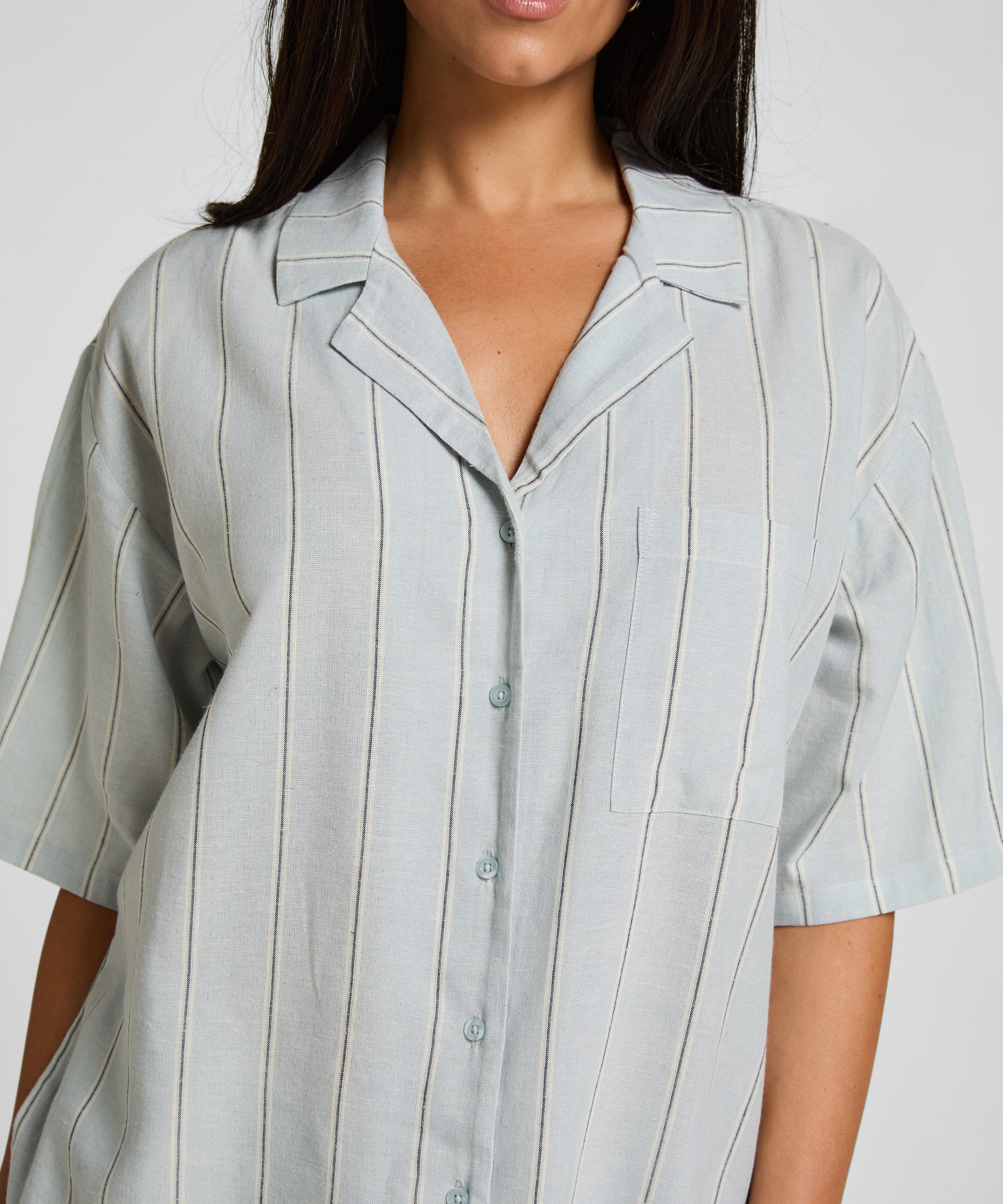 Hunkemöller Pyjama »Jacke Leinen«