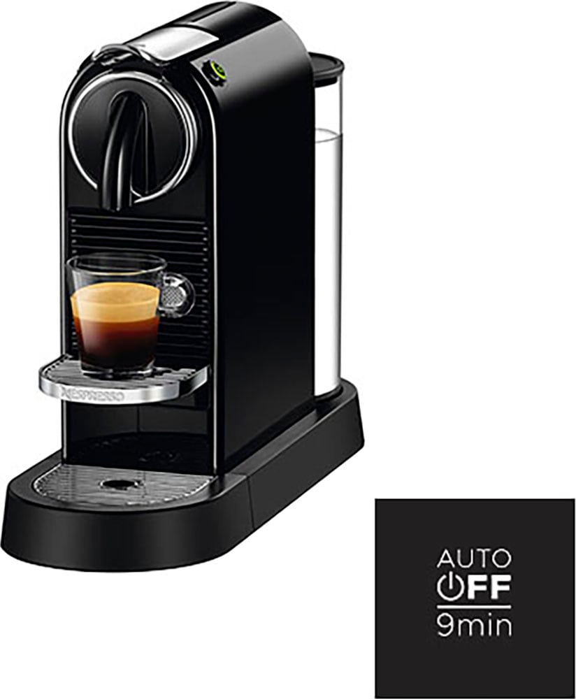 Nespresso Kapselmaschine »CITIZ EN 167.B inkl. DeLonghi, BAUR Kapseln Black«, von mit Willkommenspaket 7 