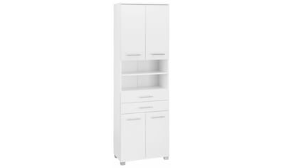 Hochschrank »Emmi«, Breite 60 cm, Metallgriffe, mit 2 Schubkästen