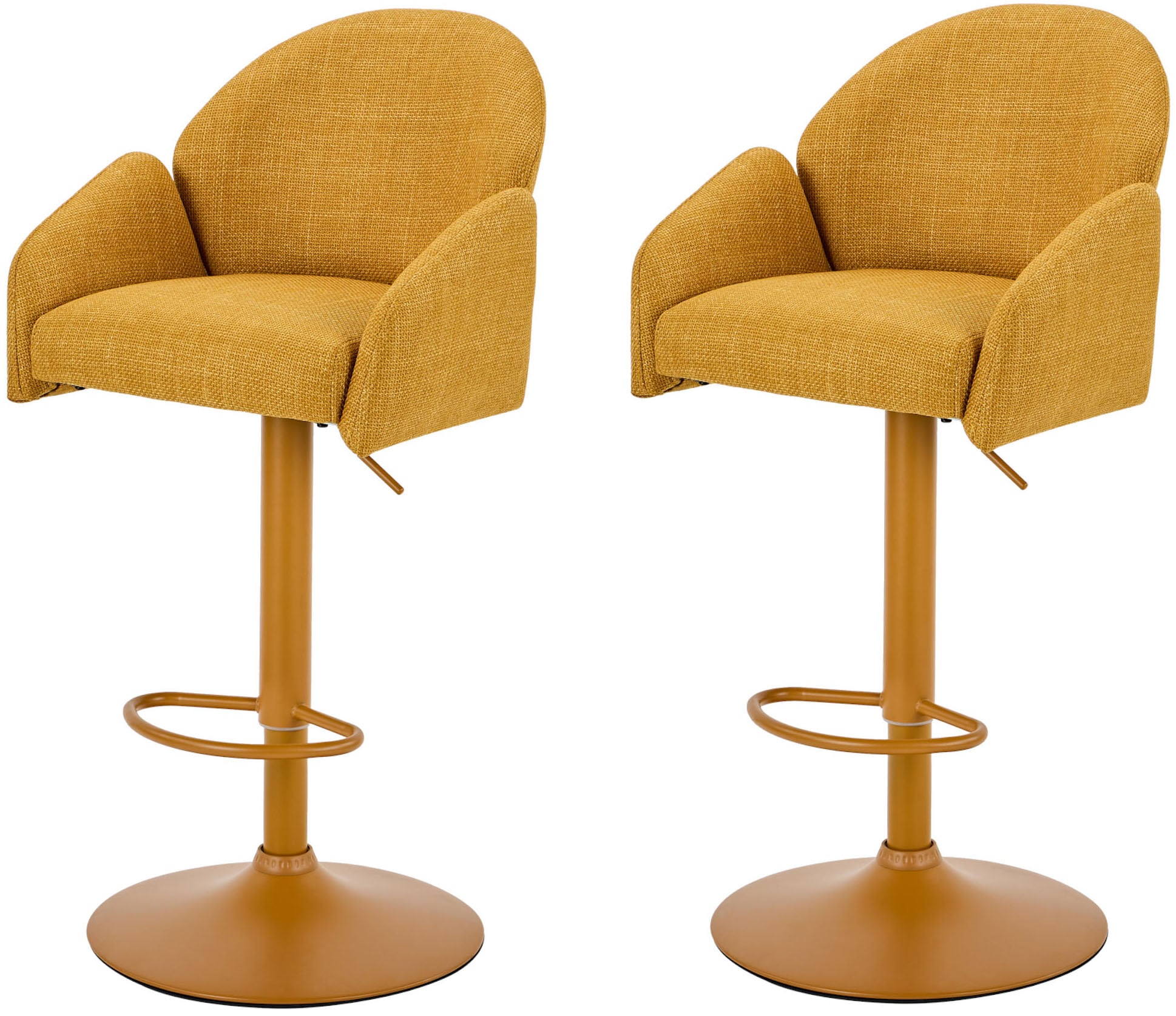 HELA Barhocker "HOLLY" Set, 2 Stk. tlg. 360 drehbar, Höhenverstellbar, Arml günstig online kaufen