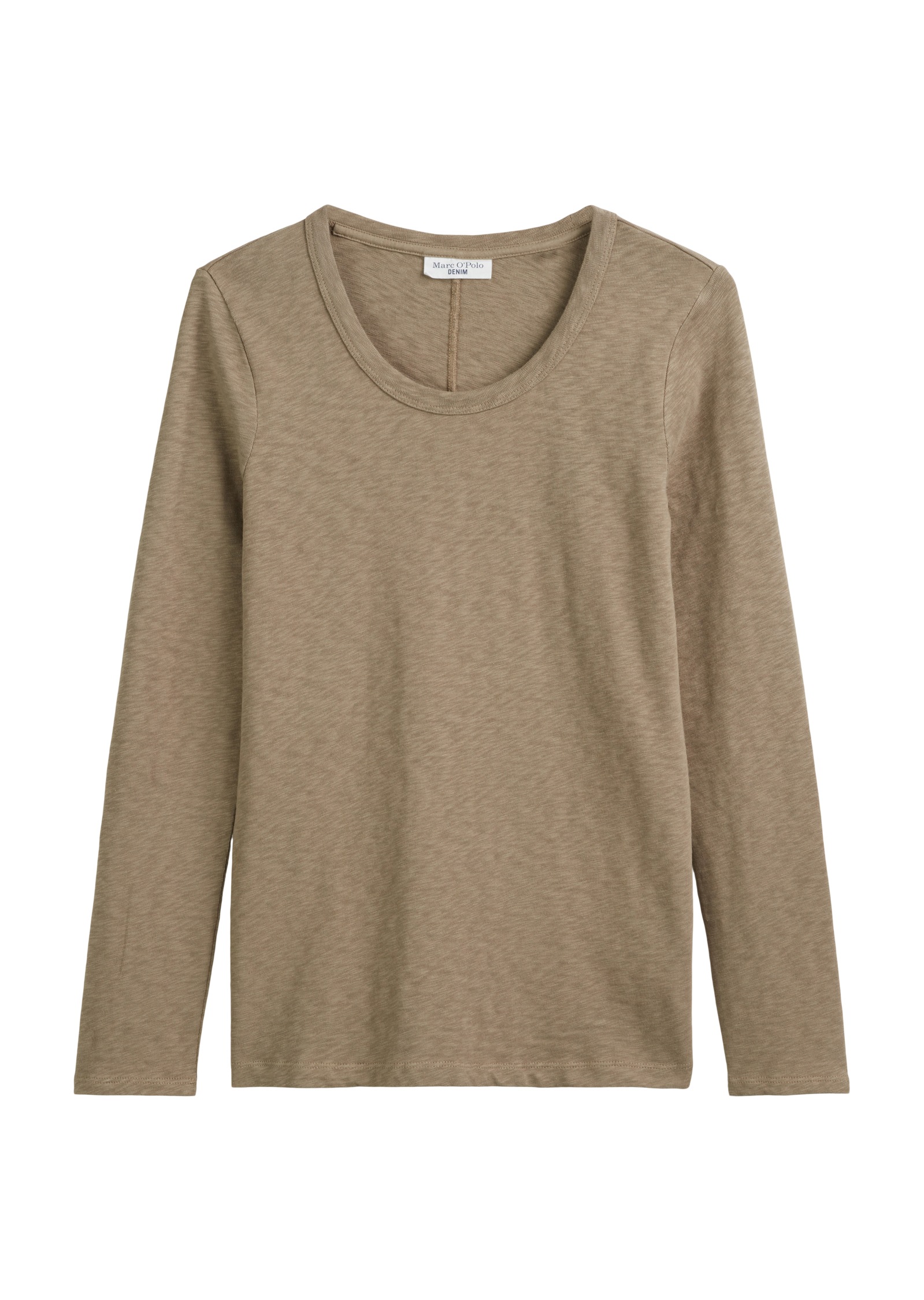 Marc O'Polo DENIM Longsleeve, mit charakteristischer unregelmäßiger Oberfläche