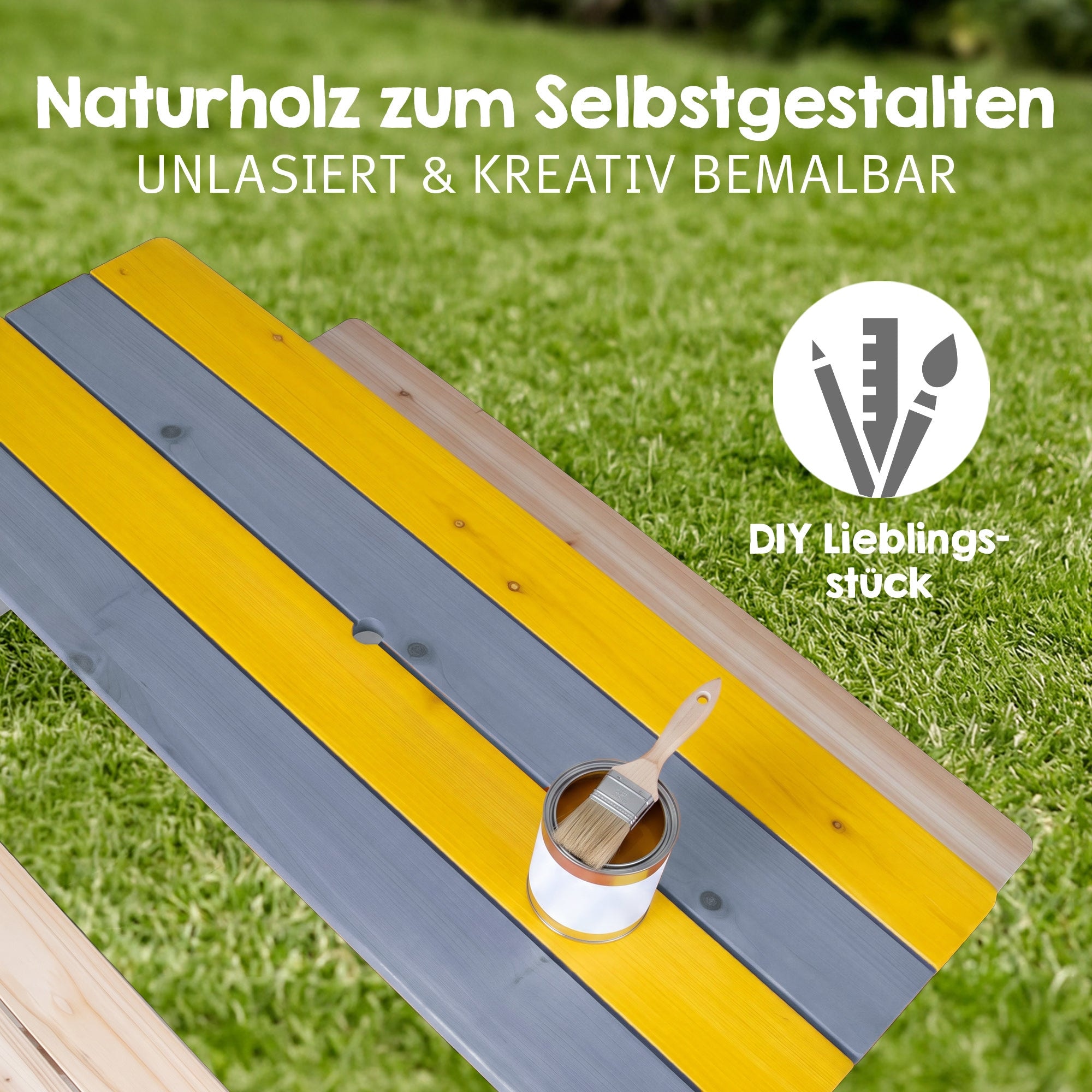roba® Garten-Kindersitzgruppe »Outdoor+, natur«