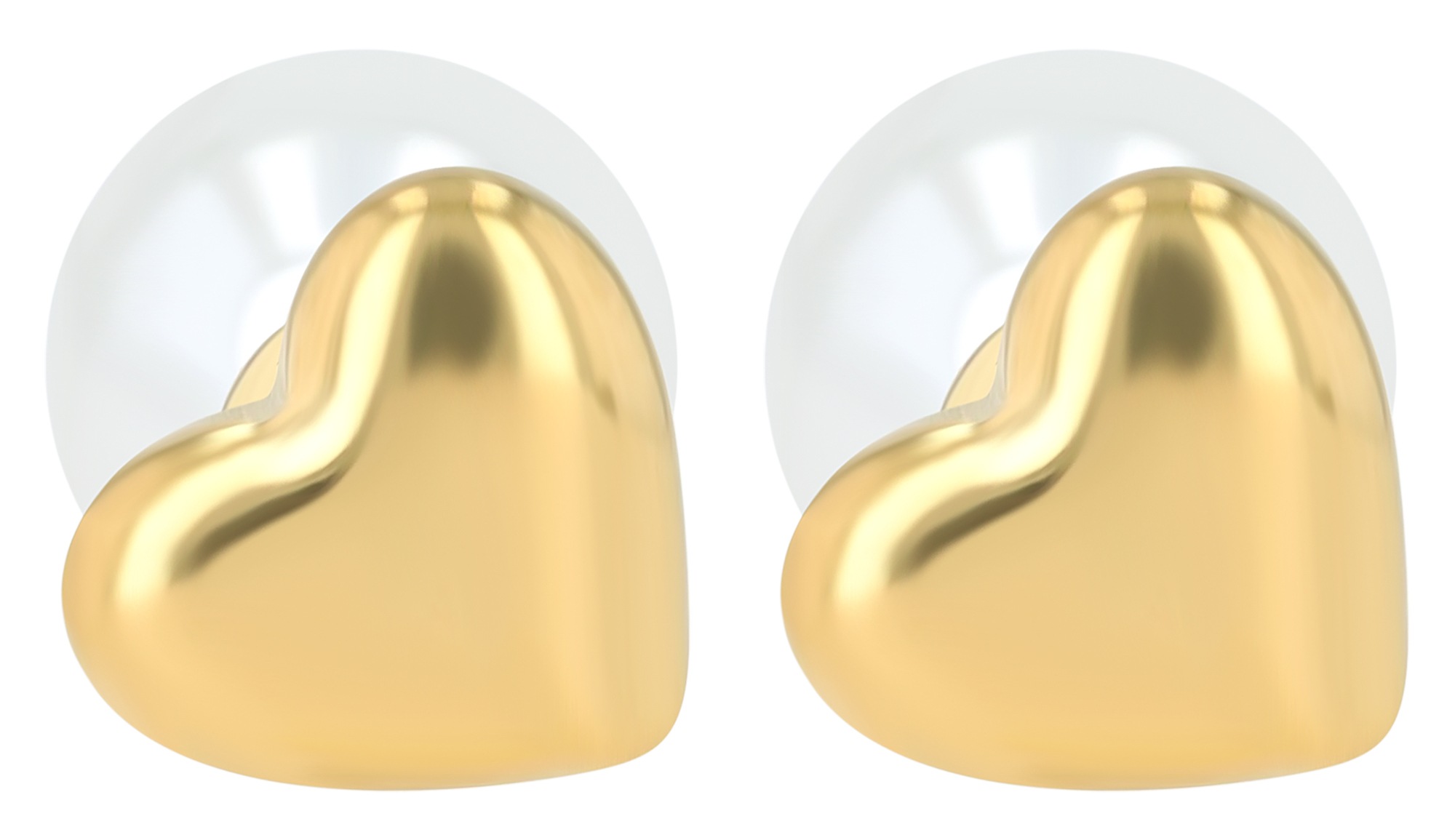 Adelia´s Paar Ohrhänger "Damen Ohrringe – Ohrstecker Herz aus Edelstahl mit günstig online kaufen