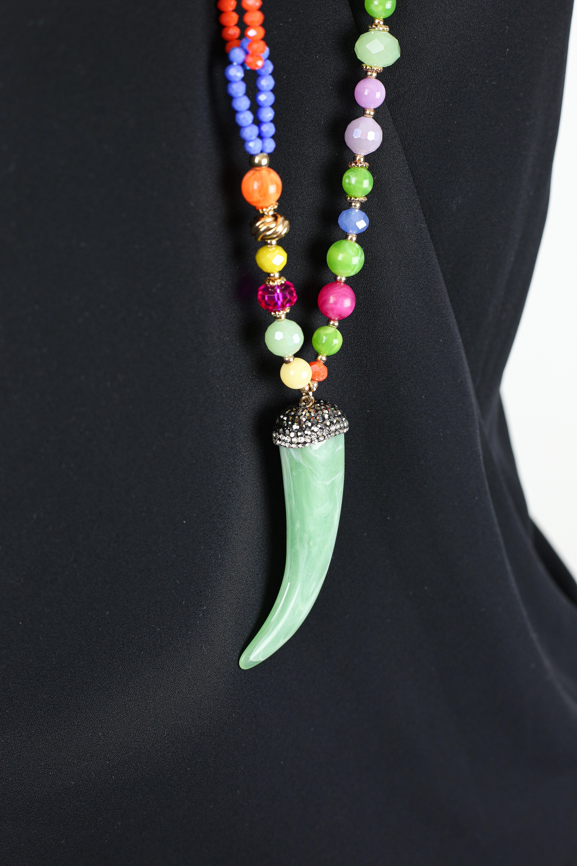 Collezione Alessandro Boho Bite Necklace Multicolor Onesize 2