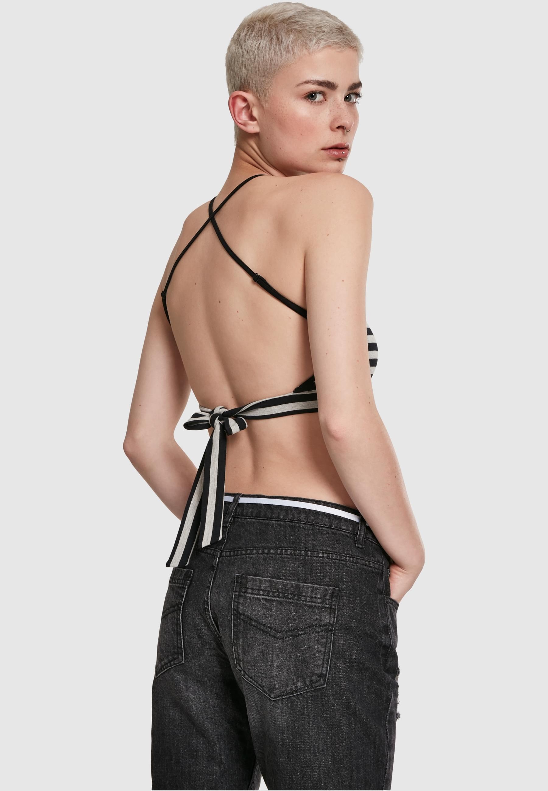 URBAN CLASSICS Muskelshirt »Urban Classics Damen Ladies Triangle Top«, (1 tlg.)