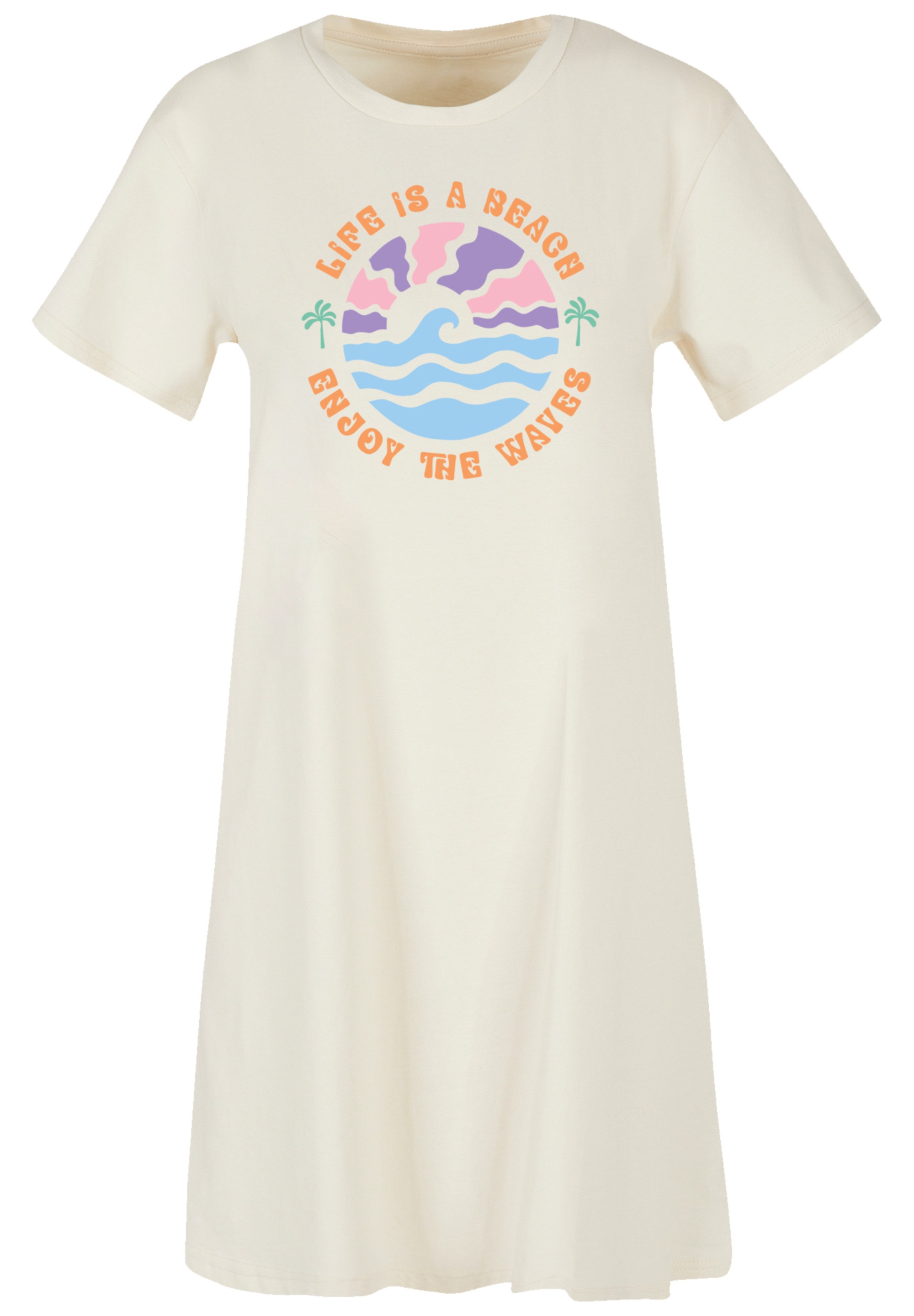 F4NT4STIC T-Shirt »Life Is A Beach Enjoy The Waves«, Premium Qualität