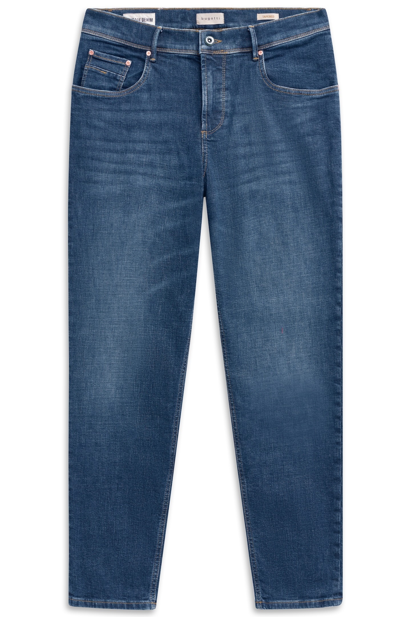 bugatti 5-Pocket-Jeans »Tapered Fit«, aus Stretch Handcrafted Denim