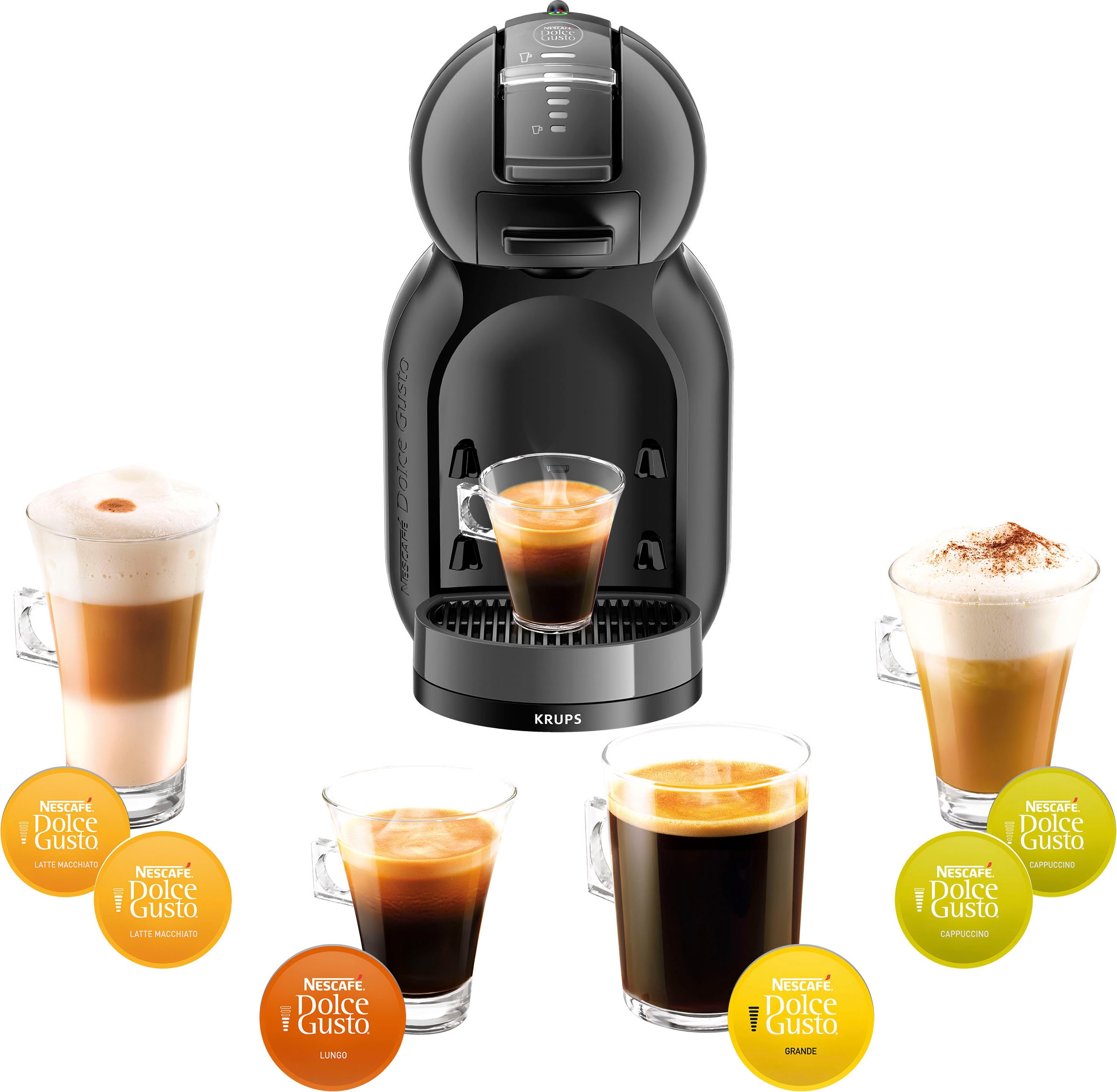 NESCAFÉ® Dolce Gusto® Kapselmaschine »KP1238 Mini Me«, samtige Crema, Play & Select-Funktion, automatische Abschaltung