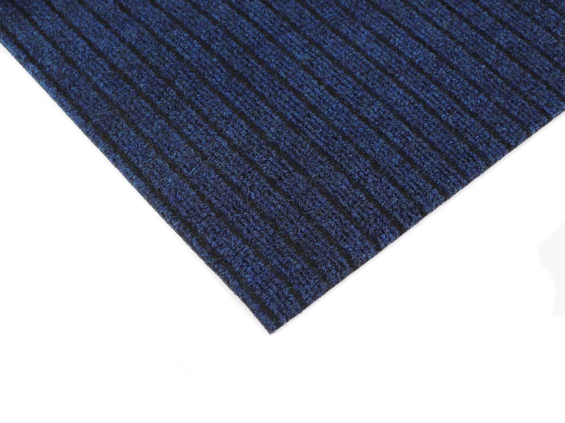 Läufer "Schmutzfangläufer ATLAS, Made in Belgium", blau, B:200cm H:7mm L:700cm, Polypropylen (PP), PRIMAFLOR-IDEEN IN TEXTIL, Teppiche, Schmutzfangläufer, Schmutzfangmatte, meliert gesteift, strapazierfähig, rutschhemmend 3