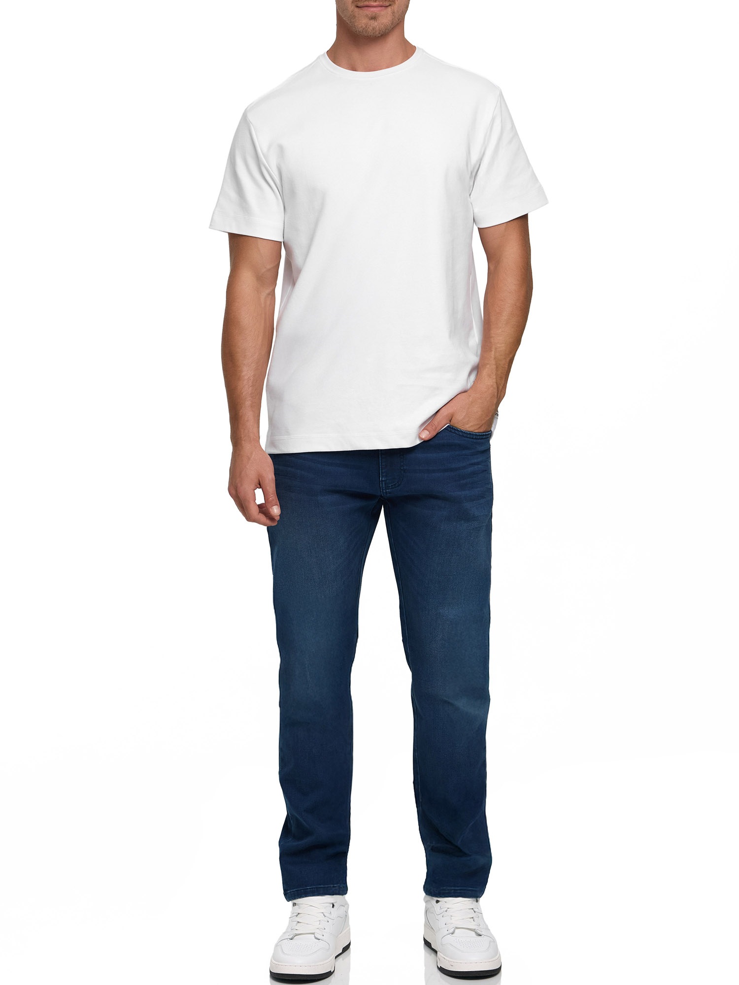 INDICODE INCoil Jeans Work Blue 32/34 3