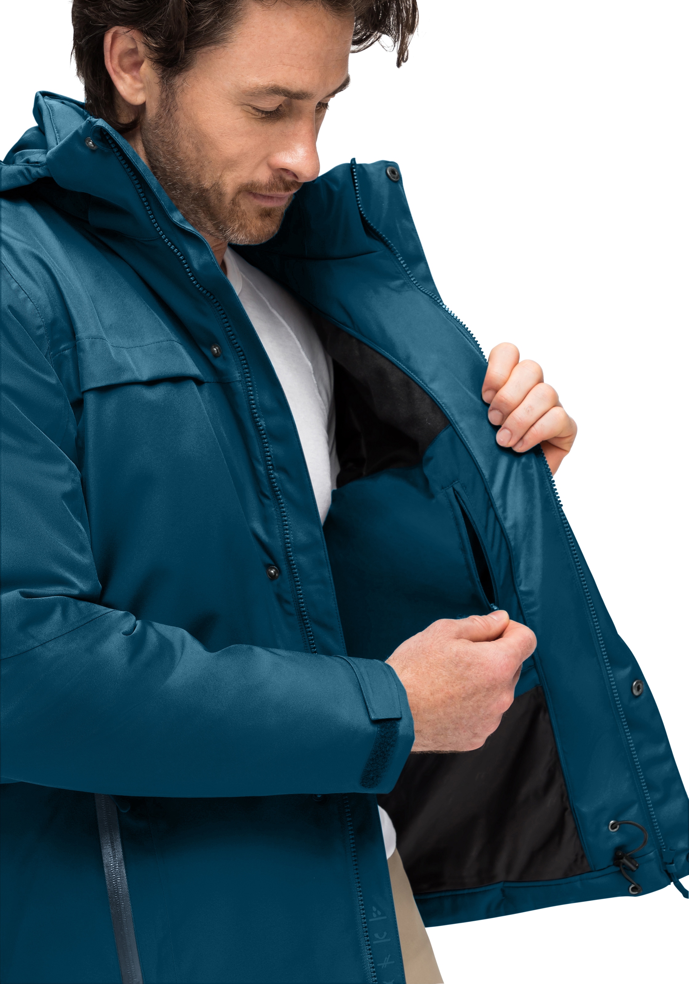 Maier Sports Winterjacke »Peyor M« warme Herren Jacke, wattierte Regenjacke, wasserdicht + atmungsaktiv