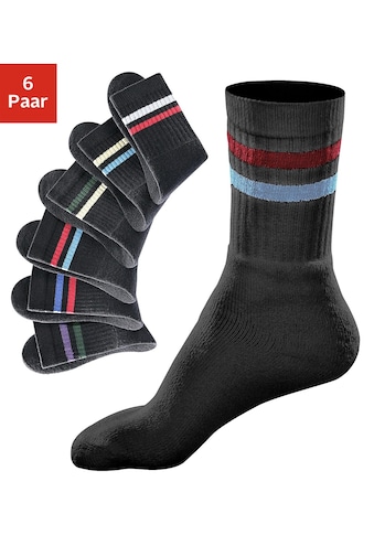 Freizeitsocken, (Set, 6 Paar)