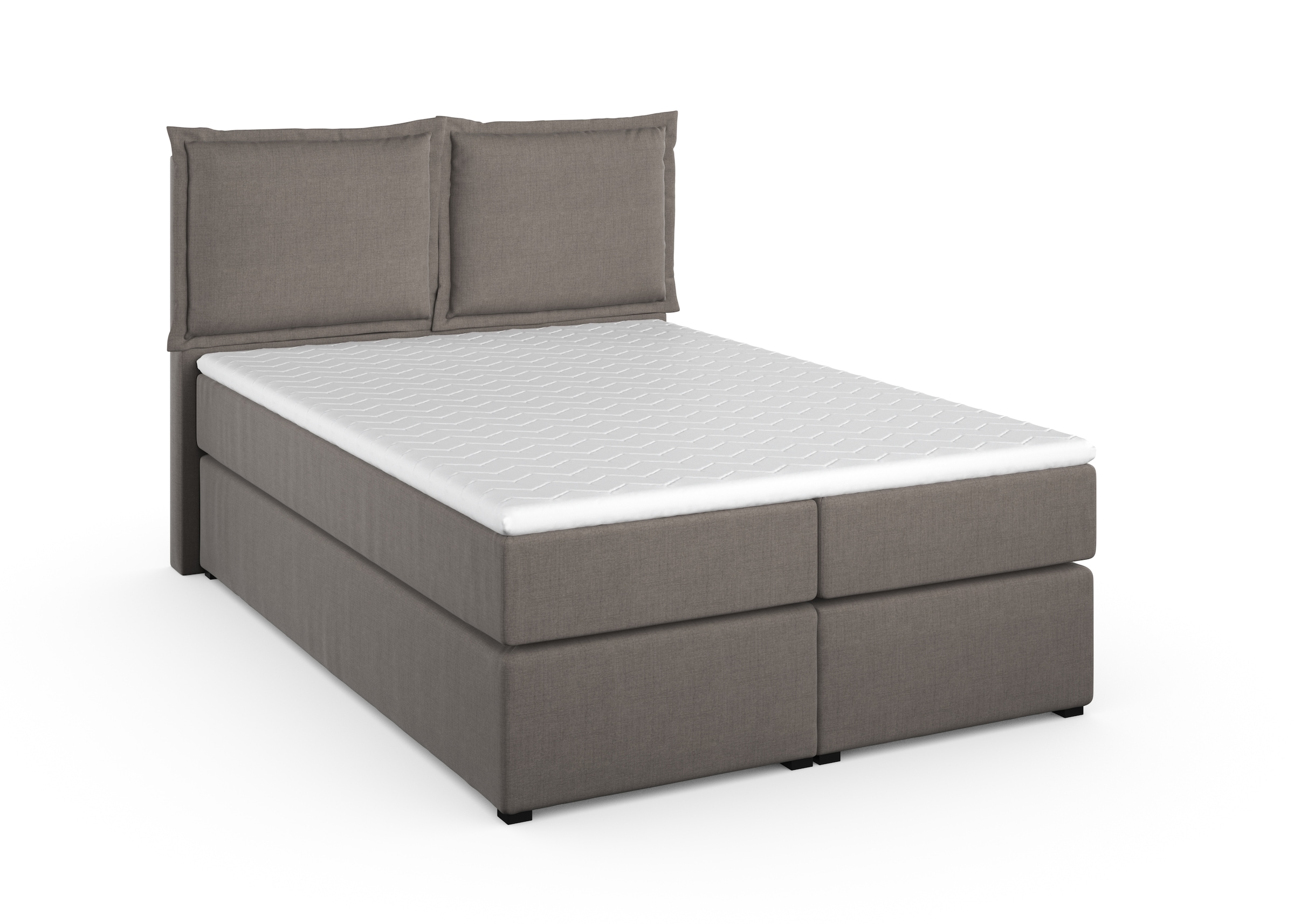Home affaire Boxspringbett »Lysann«, 5fach verstellbares Kopfteil, in 4 Breiten, 3 Matratzenarten