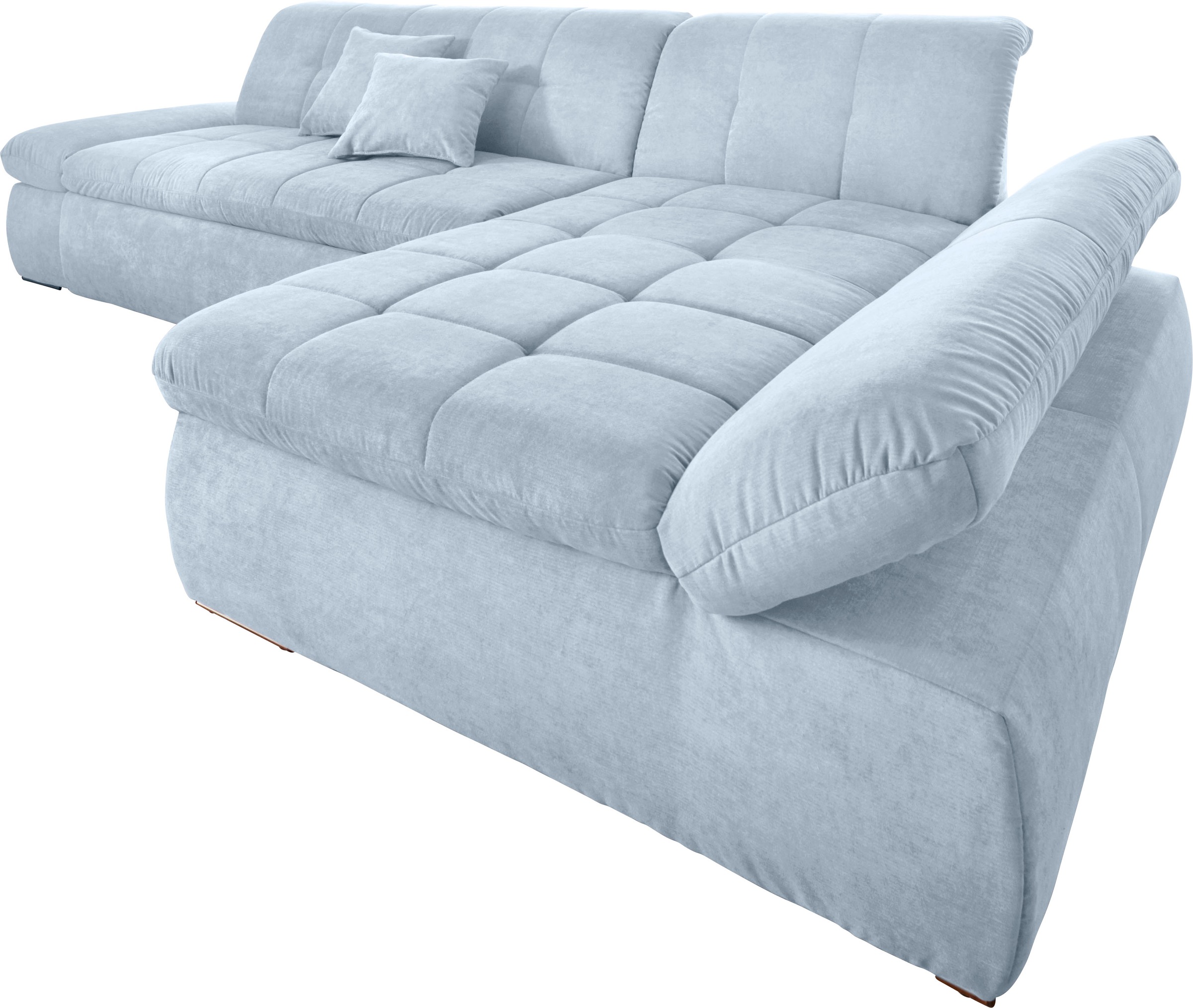 DOMO collection Ecksofa "NMoric XXL, B/T/H: 300/172/80cm, L-Form", wahlweis günstig online kaufen
