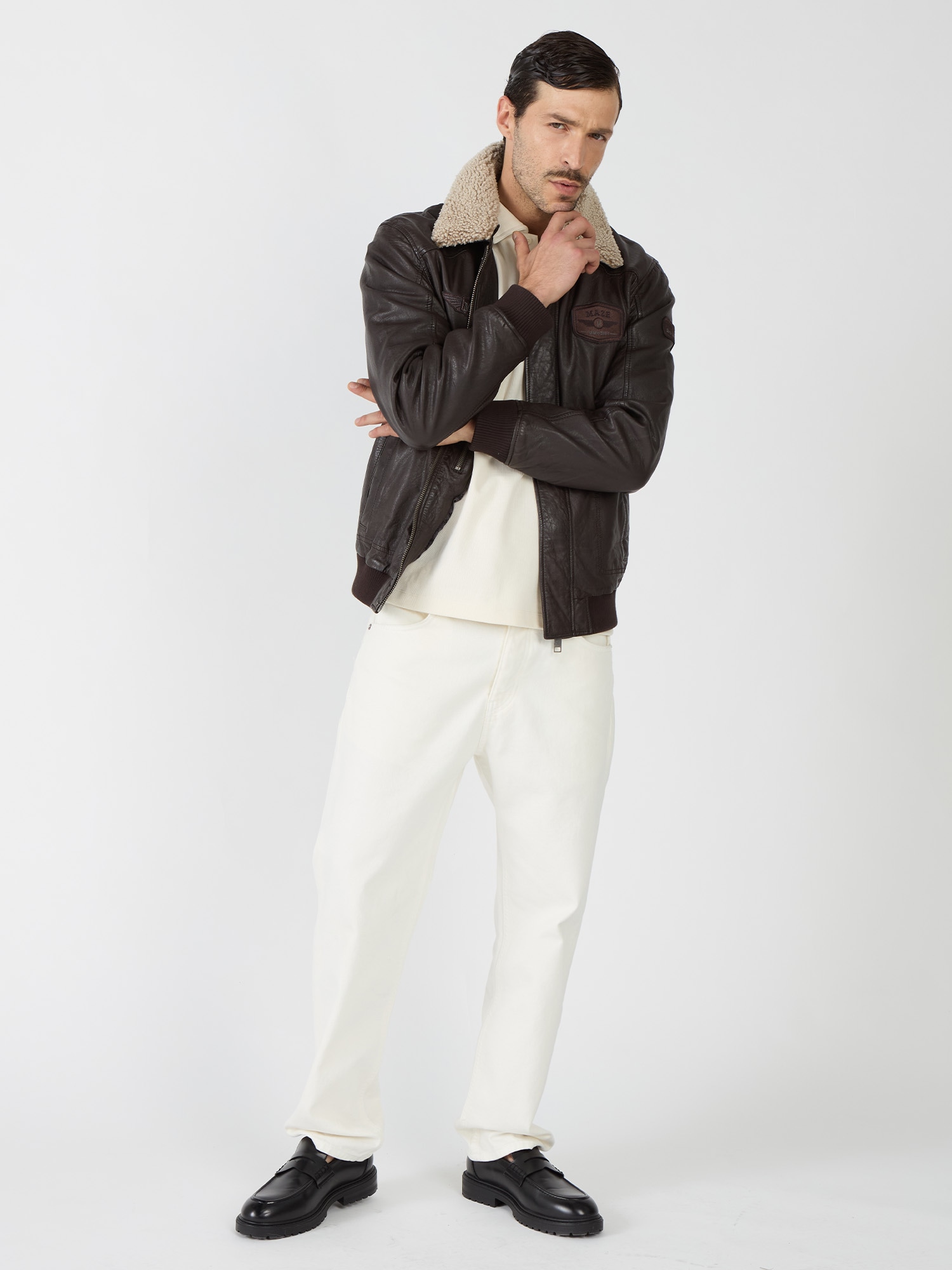 Maze Lederjacke »42024063«