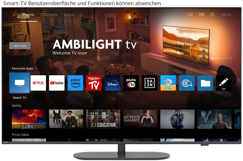 Philips QLED-Fernseher »75PUS9000/12«, Smart-TV