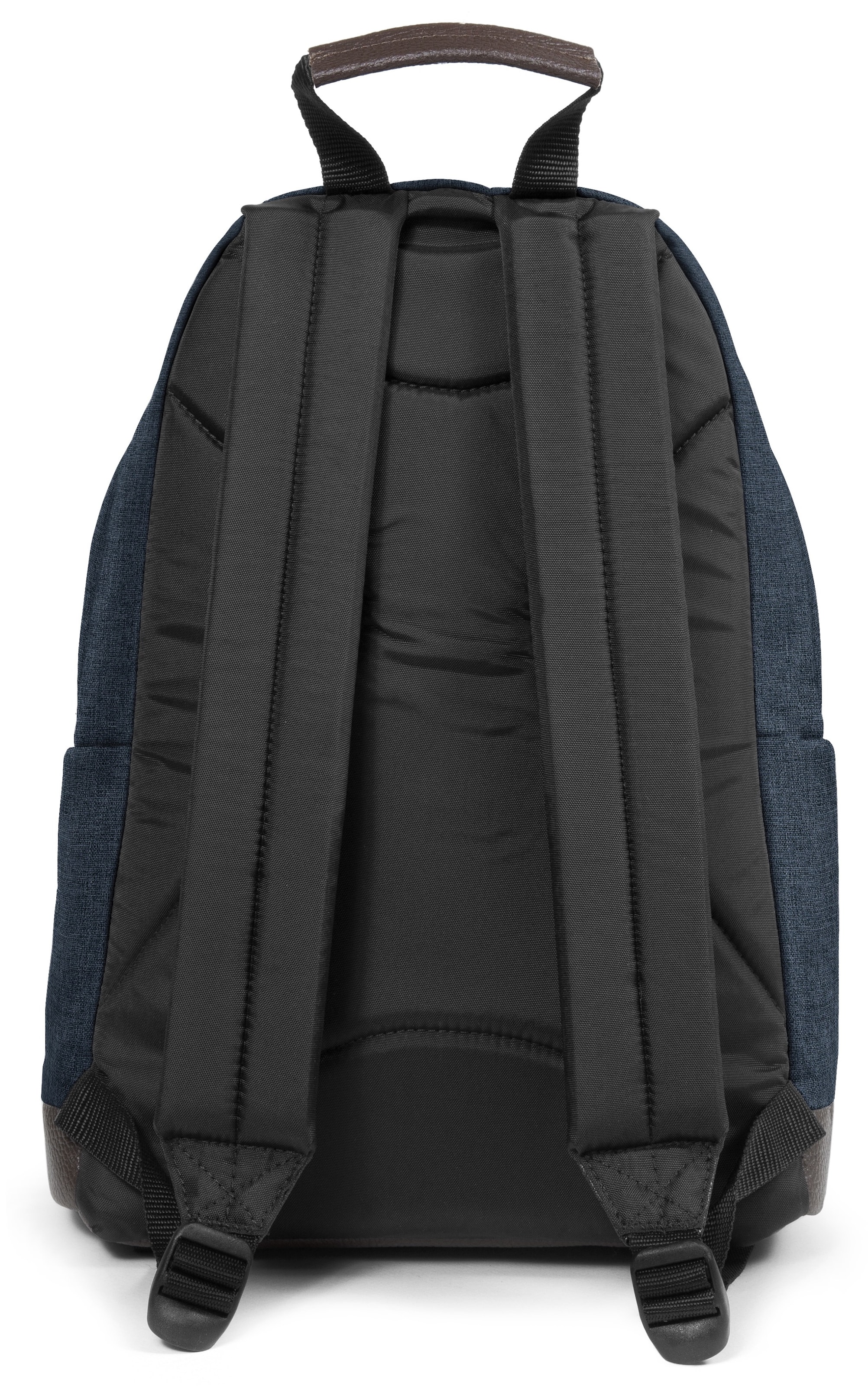 Eastpak Freizeitrucksack »WYOMING Triple Denim« Freizeitrucksack, Schulrucksack mit Lederboden