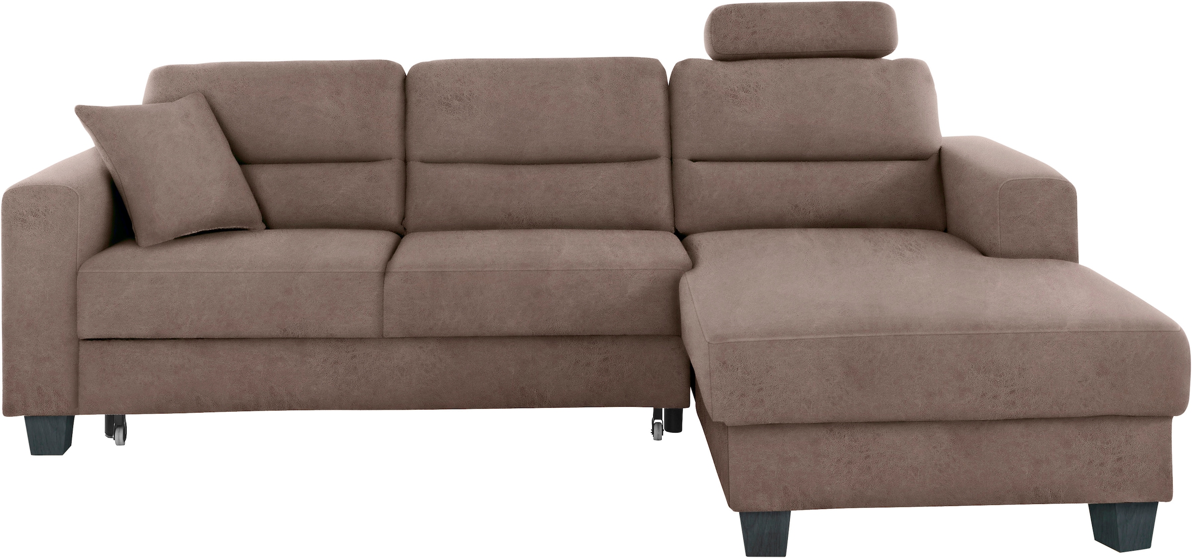 TRENDMANUFAKTUR Ecksofa "Chamber, zeitlos und modern, bequem mit hohem Sitz günstig online kaufen