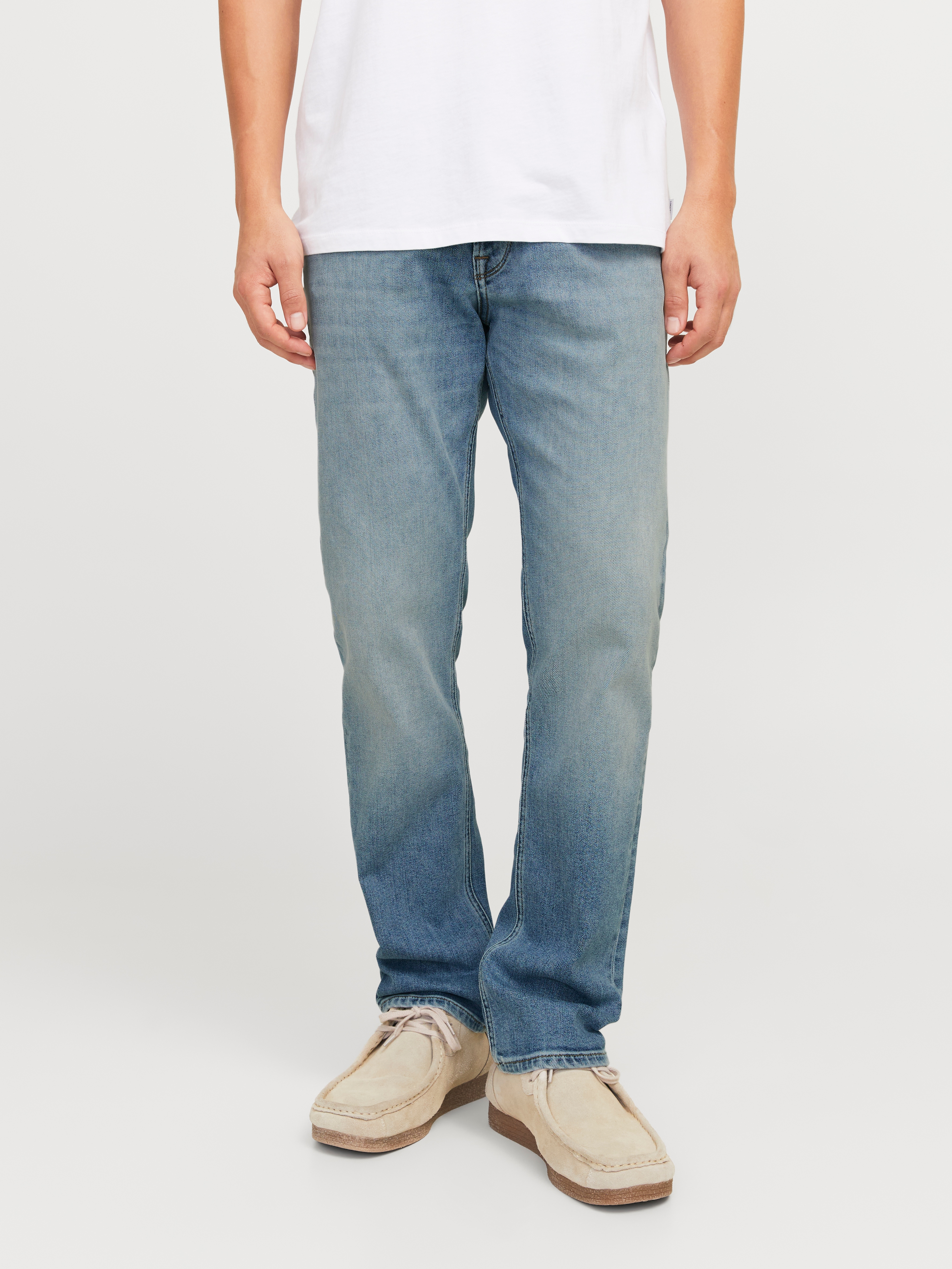 Jack & Jones "JJICLARK mit Used-Look und Stretch für den Alltag" mit Abriebeffekten