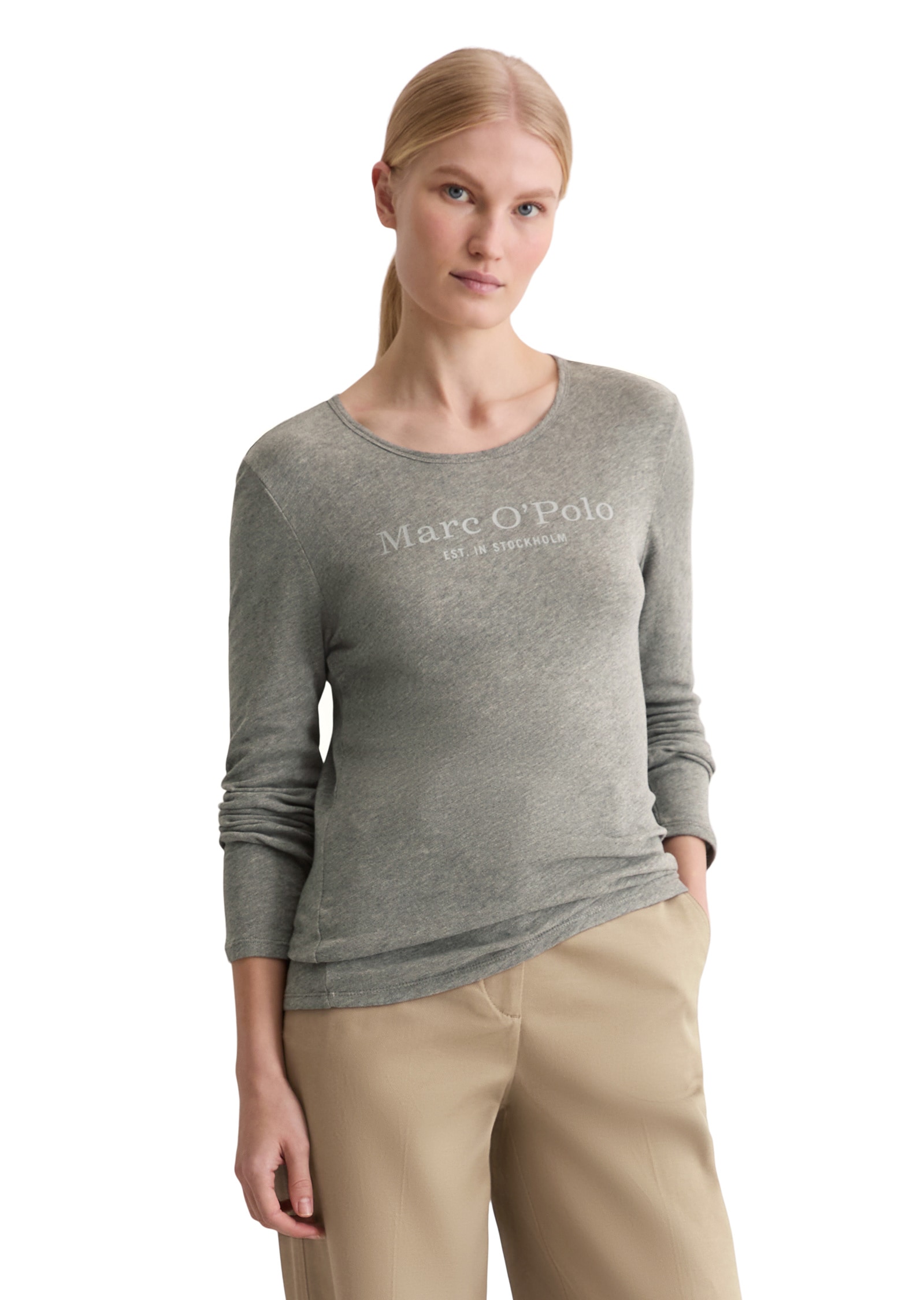 Marc O'Polo Langarmshirt »aus Slub Jersey«