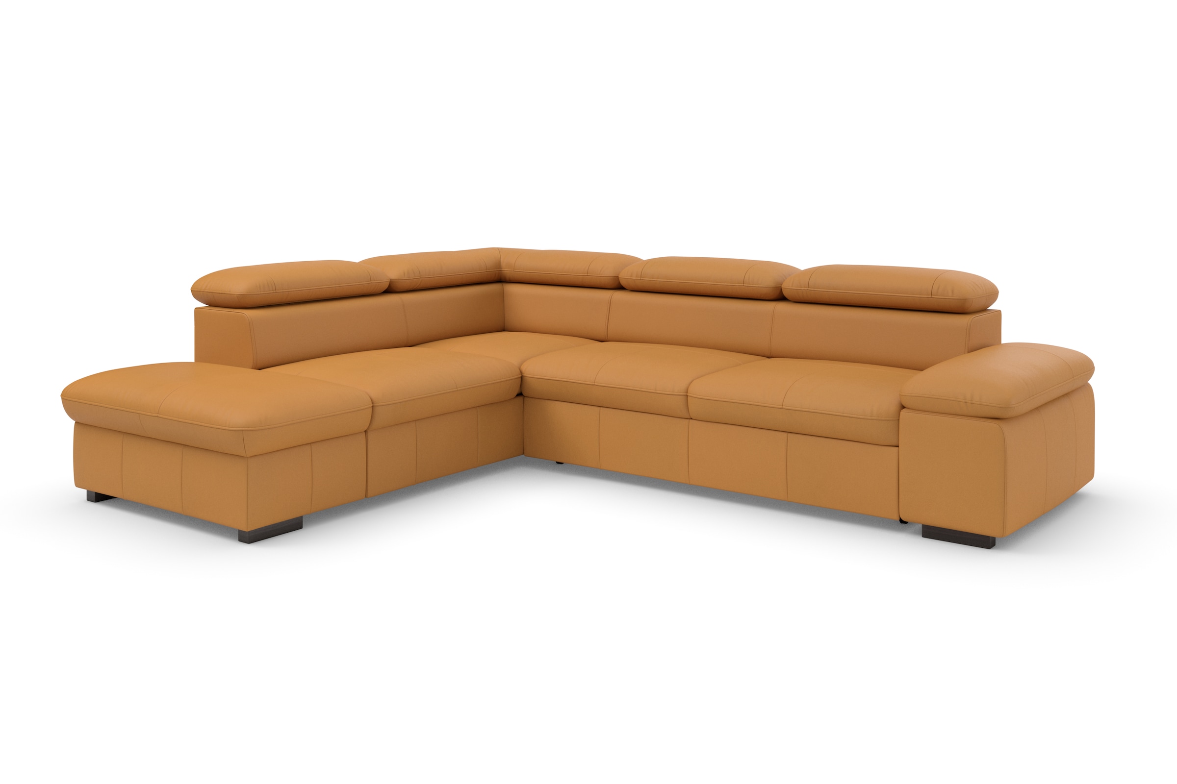 Home affaire Ecksofa »Alberto L-Form«, mit Kopfteilverstellung, wahlweise mit Bettfunktion