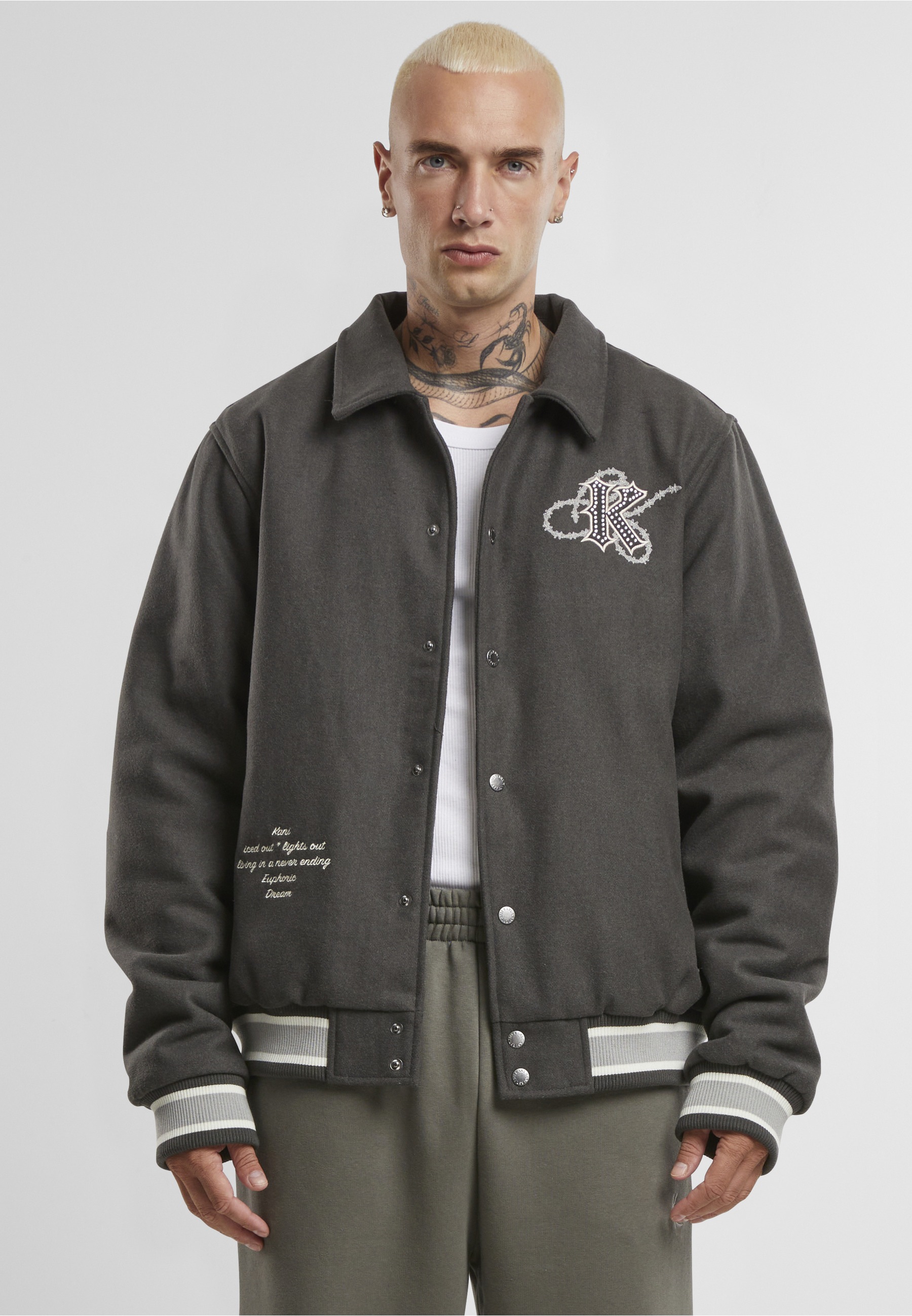 Karl Kani Collegejacke »Karl Kani Kani Snow Tiger College Jacket« 1 Stk. tlg. ohne Kapuze