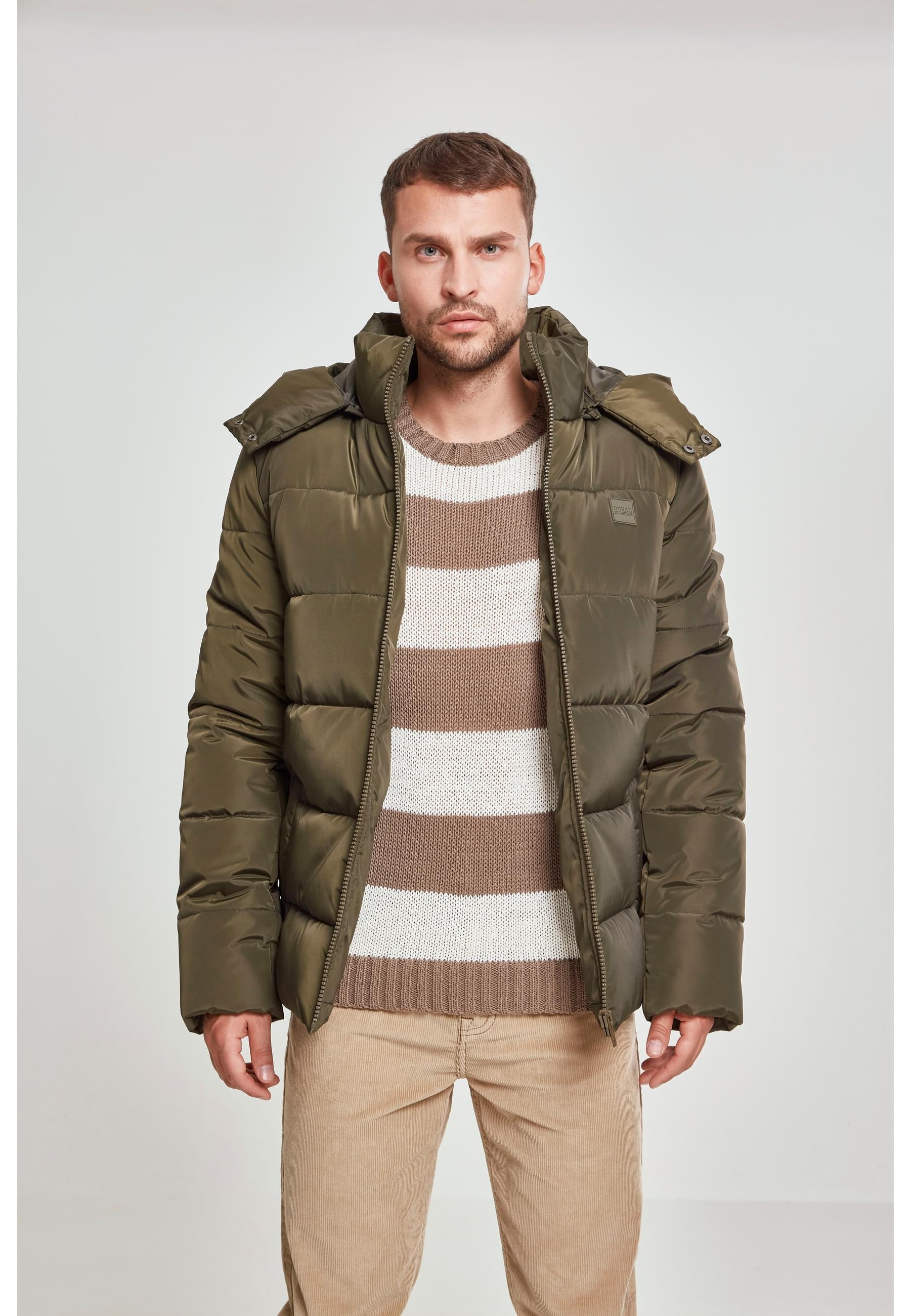 URBAN CLASSICS Allwetterjacke »Urban Classics Herren Hooded Puffer Jacket«, (1 St.), mit Kapuze